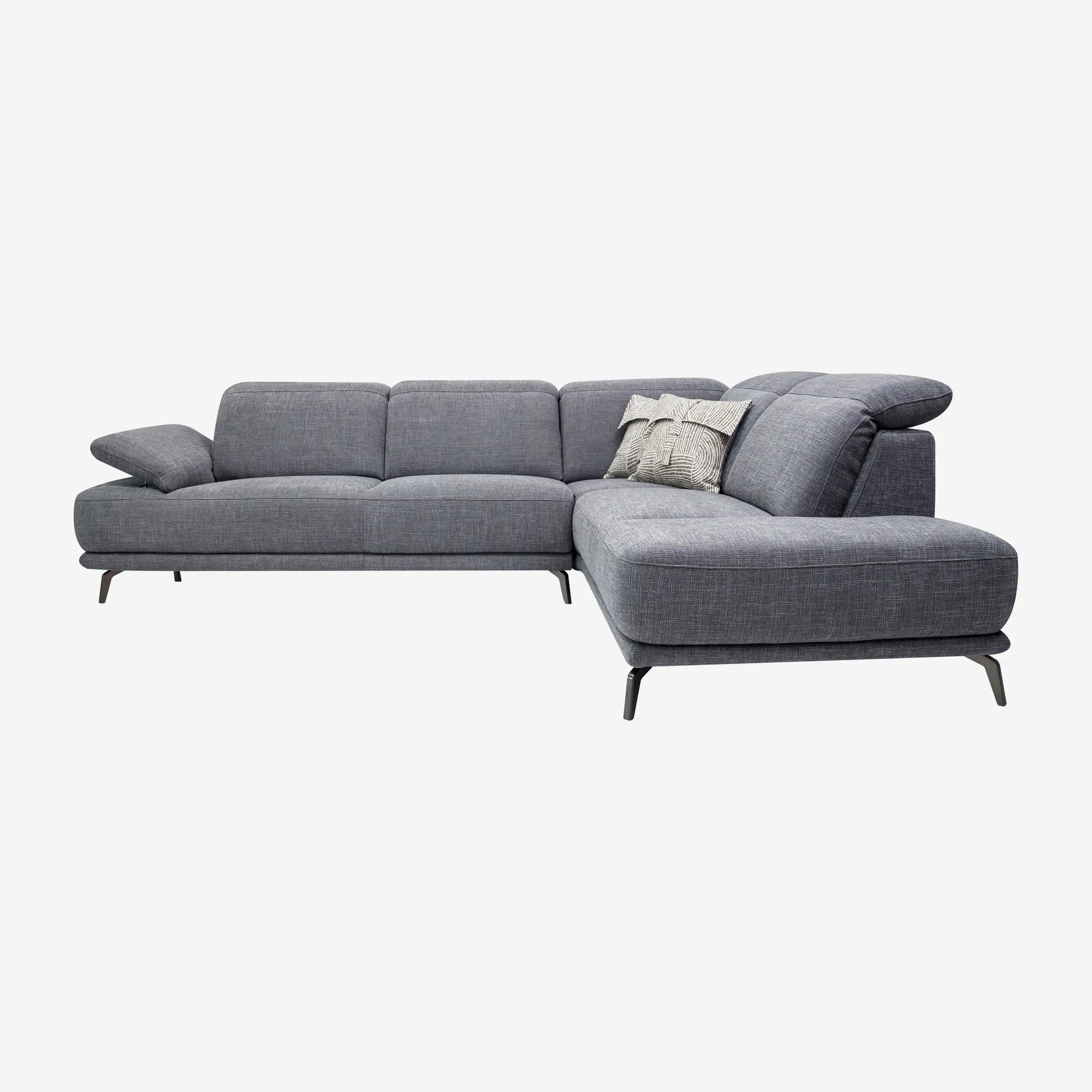 Braxton L Shape Fabric Sofa