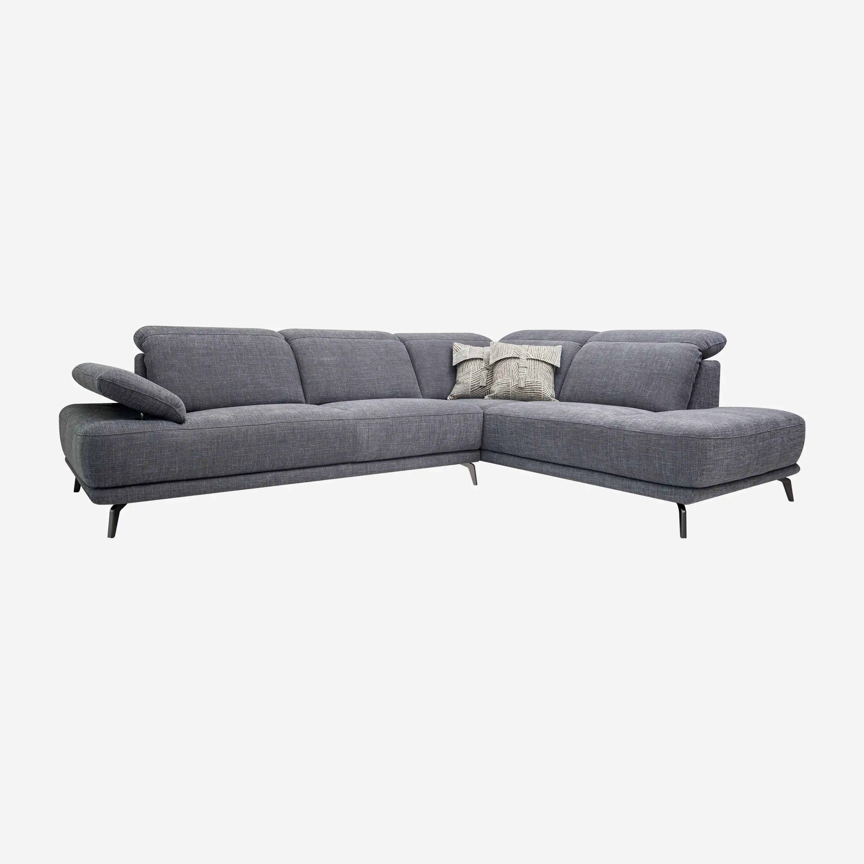 Braxton L Shape Fabric Sofa