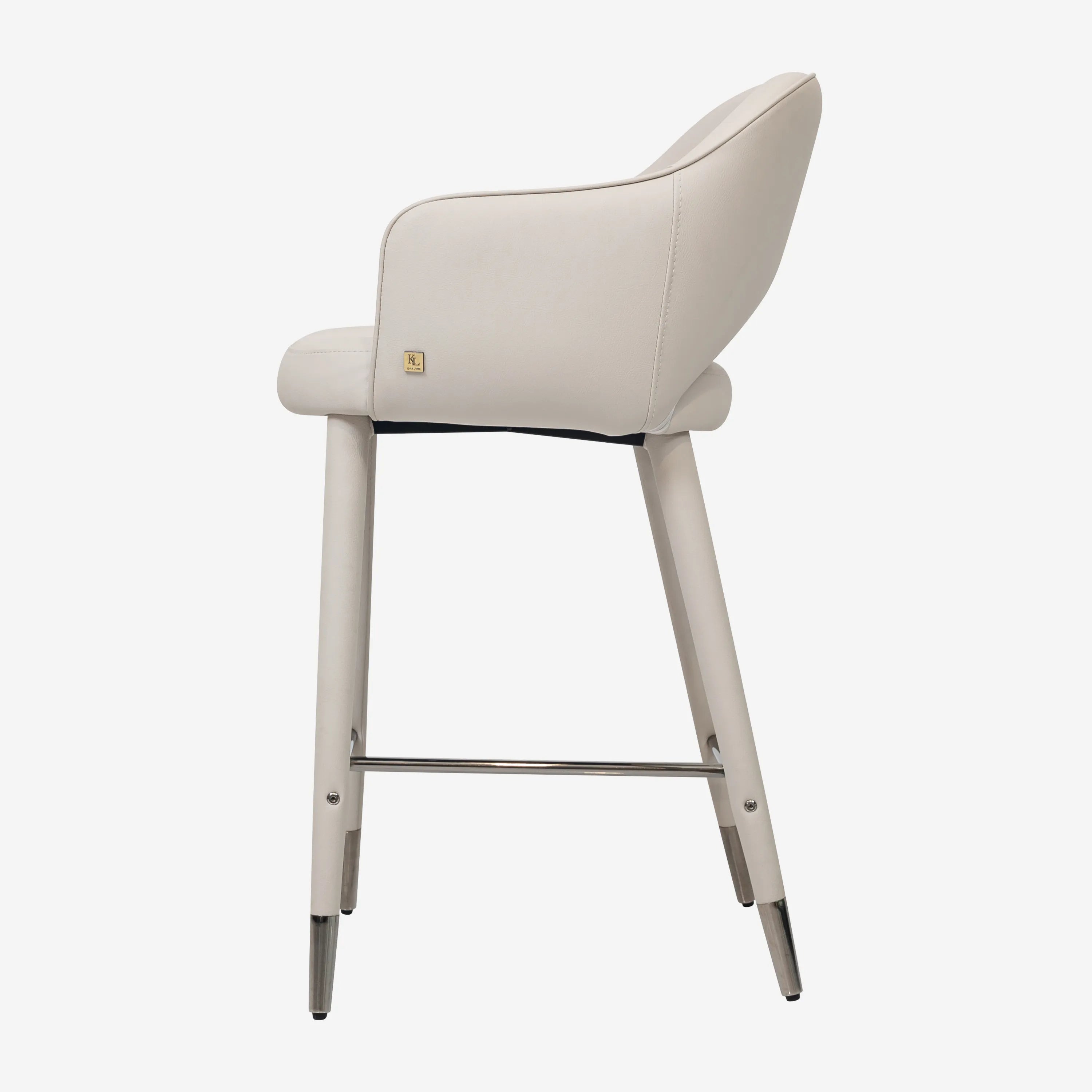 Adrianna Glacier Grey Counter Stool