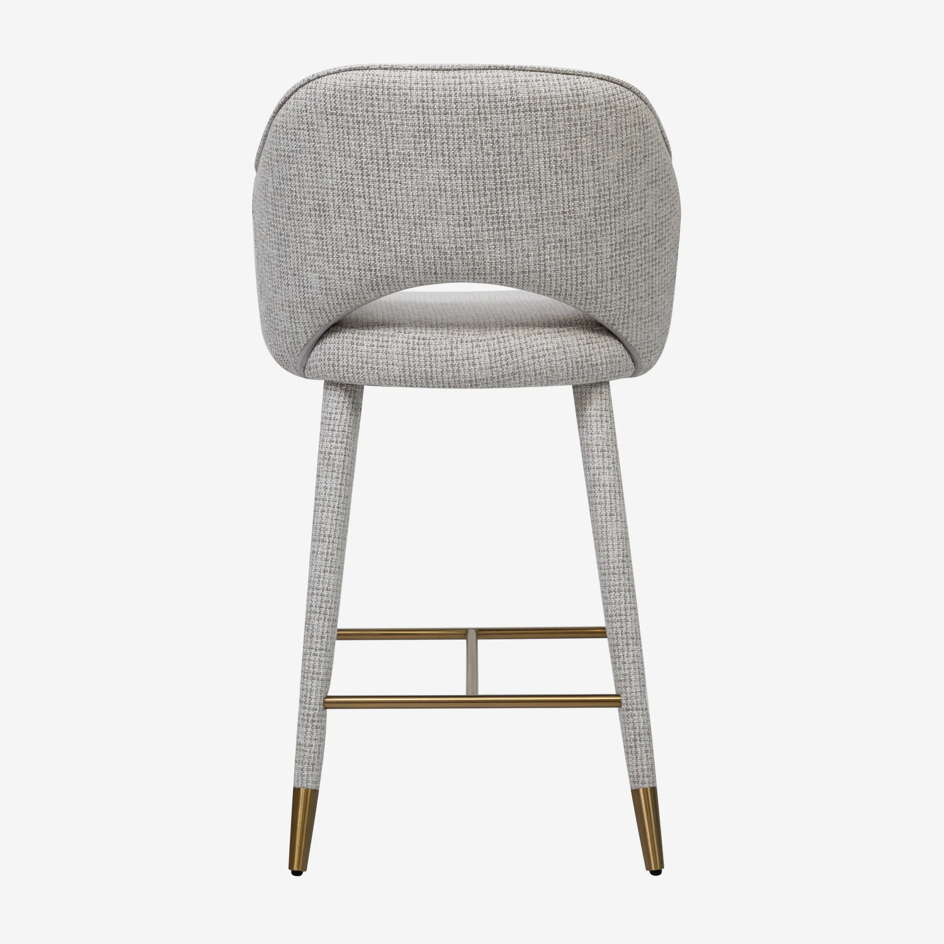 Adrianna Dove Grey Woven Counter Stool