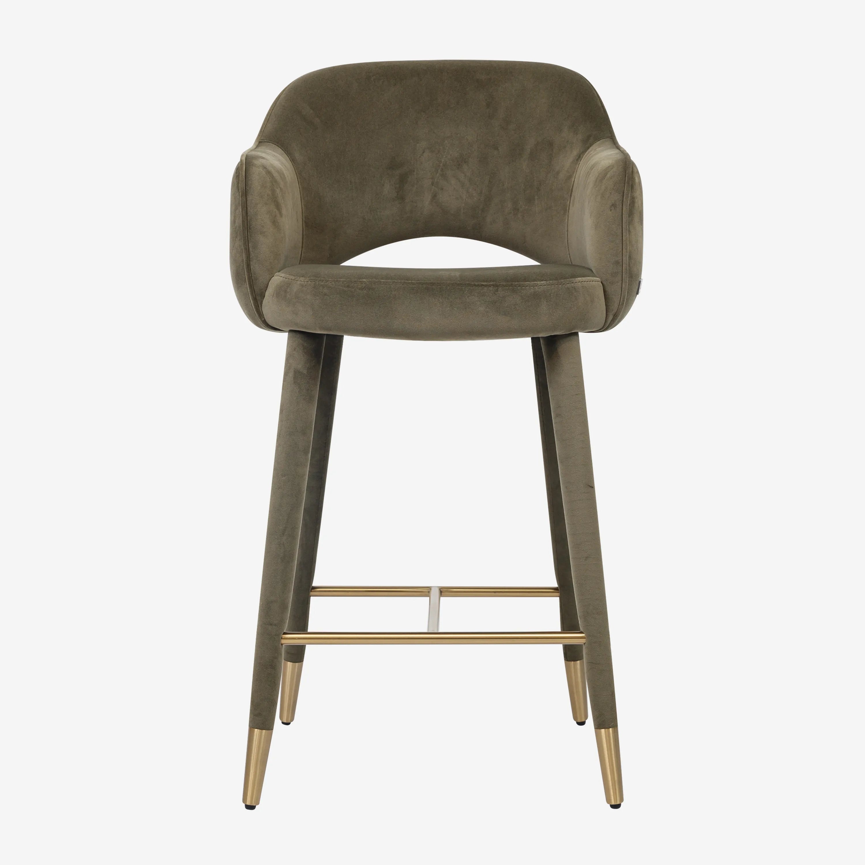 Adrianna Olive Green Counter Stool