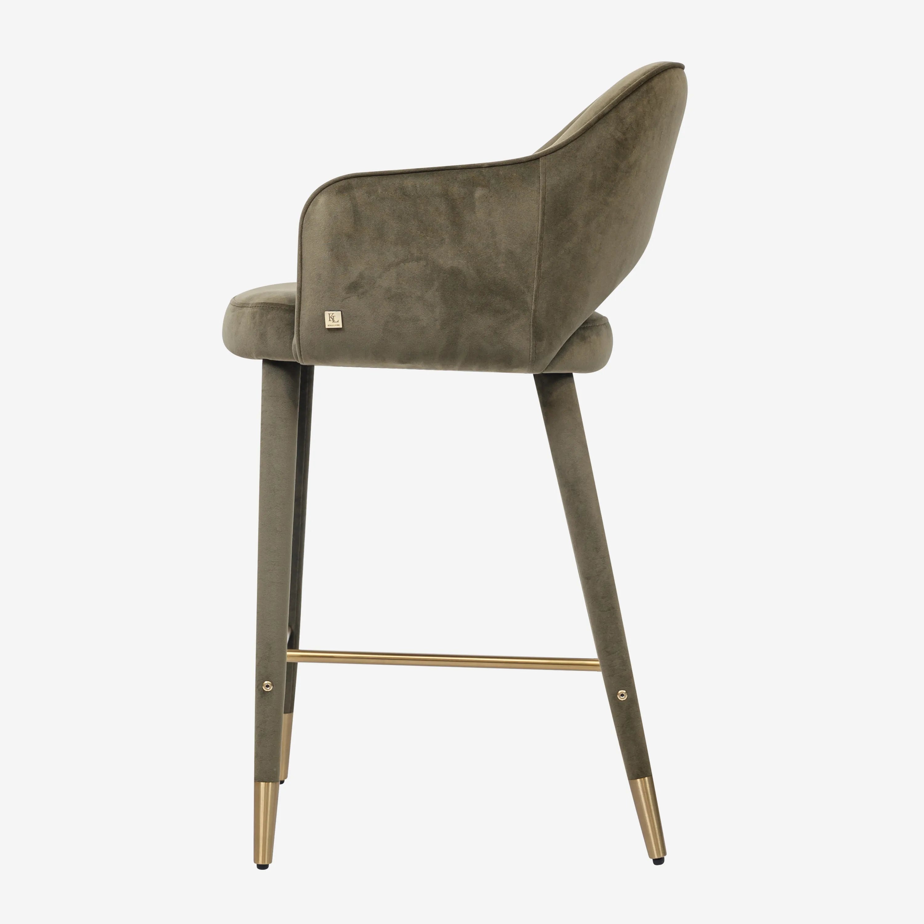 Adrianna Olive Green Counter Stool