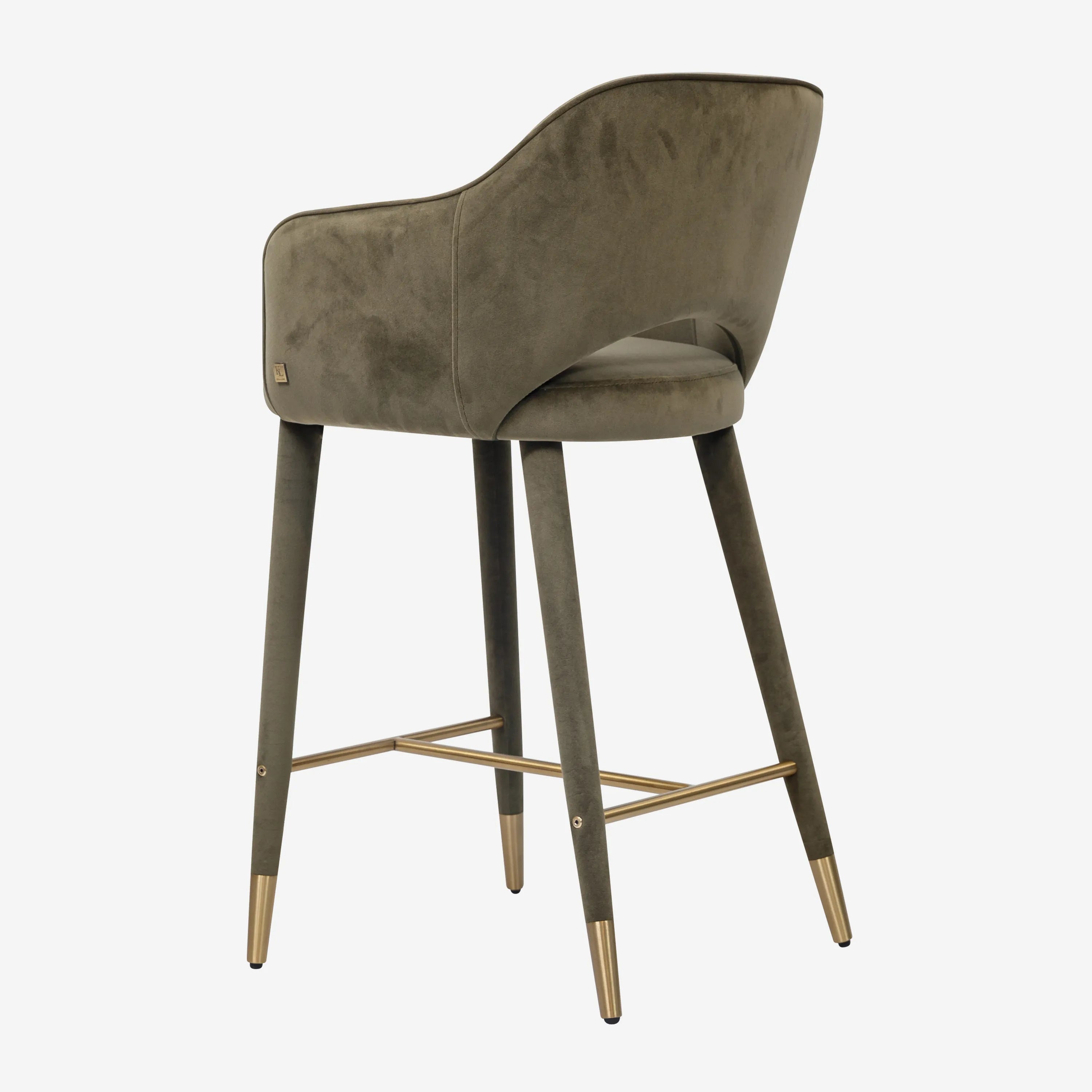 Adrianna Olive Green Counter Stool