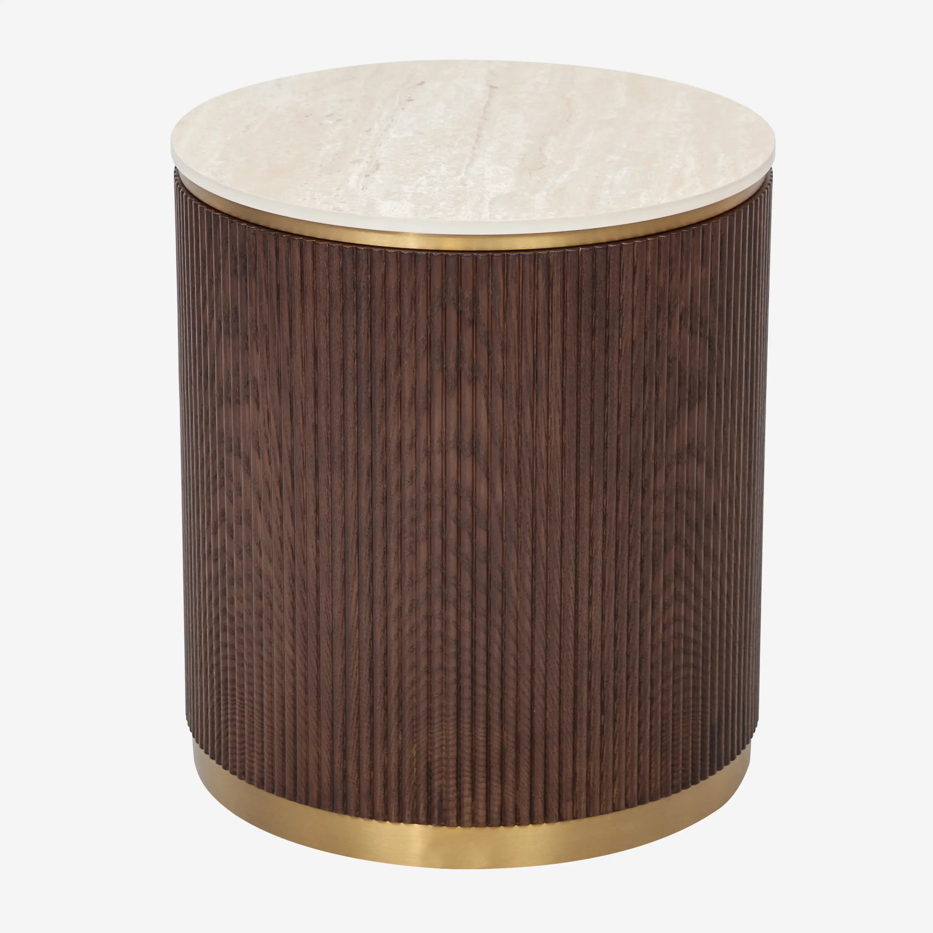 San Pierre Side Table - Dark Brown