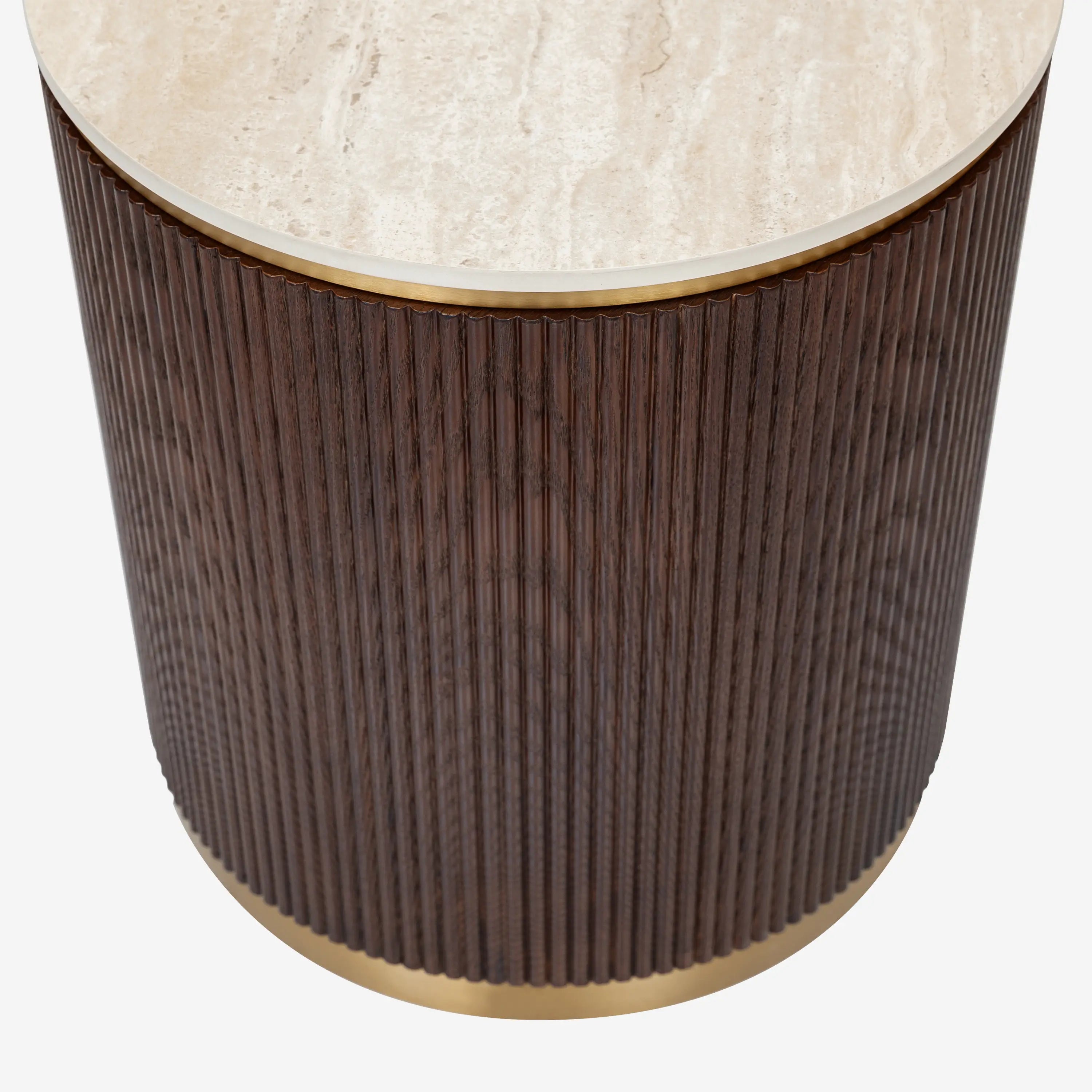 San Pierre Side Table - Dark Brown