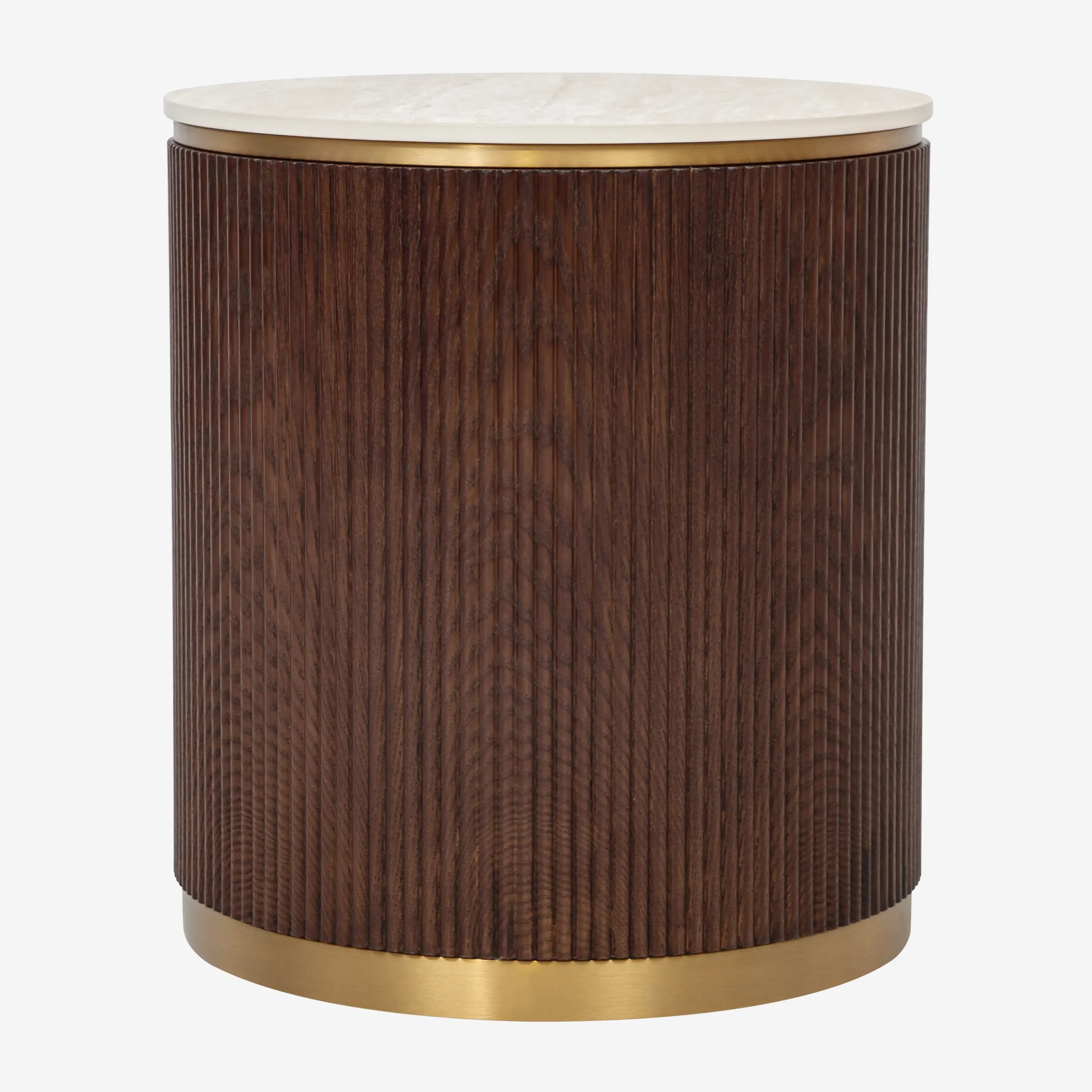 San Pierre Side Table - Dark Brown