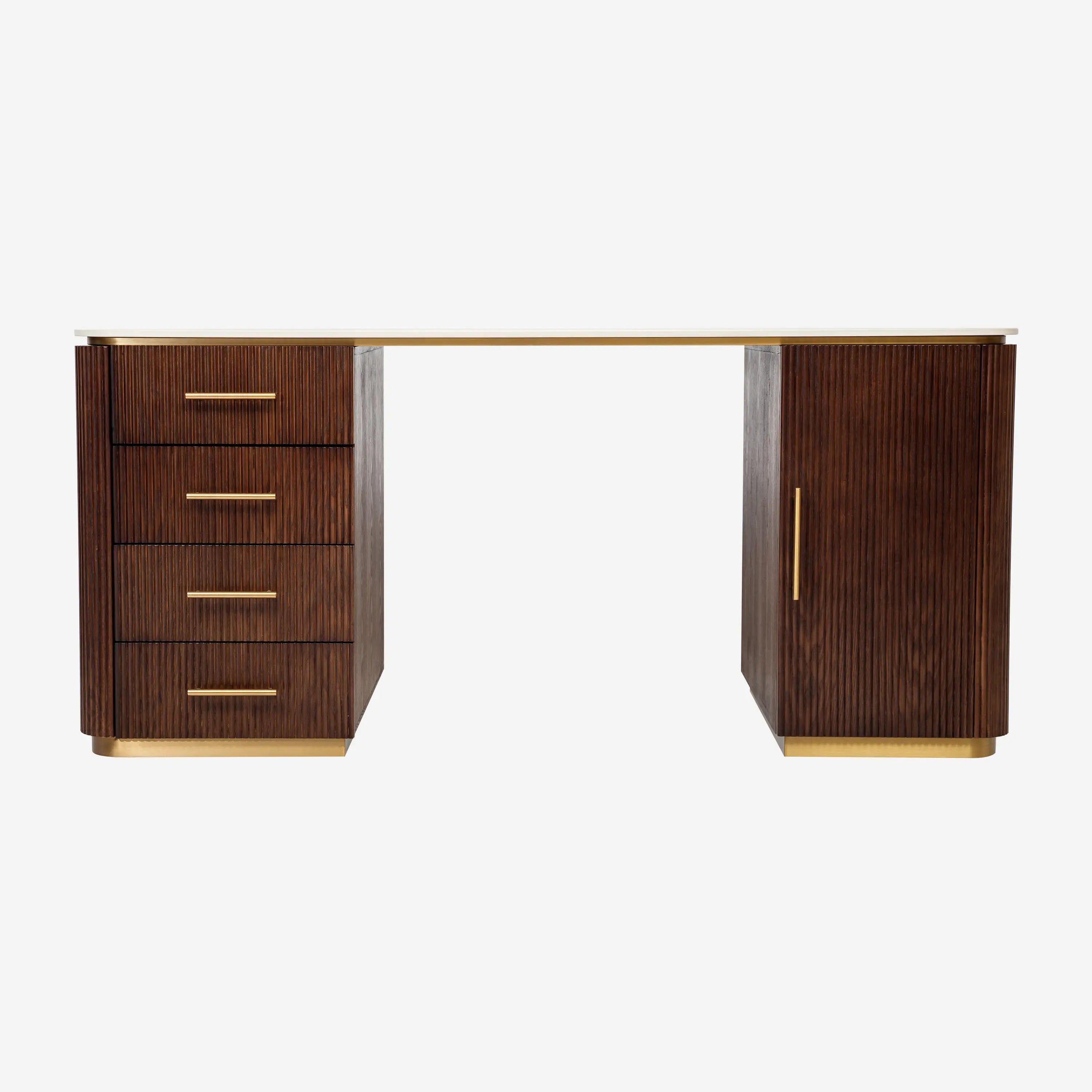 San Pierre Study Desk - Dark Brown