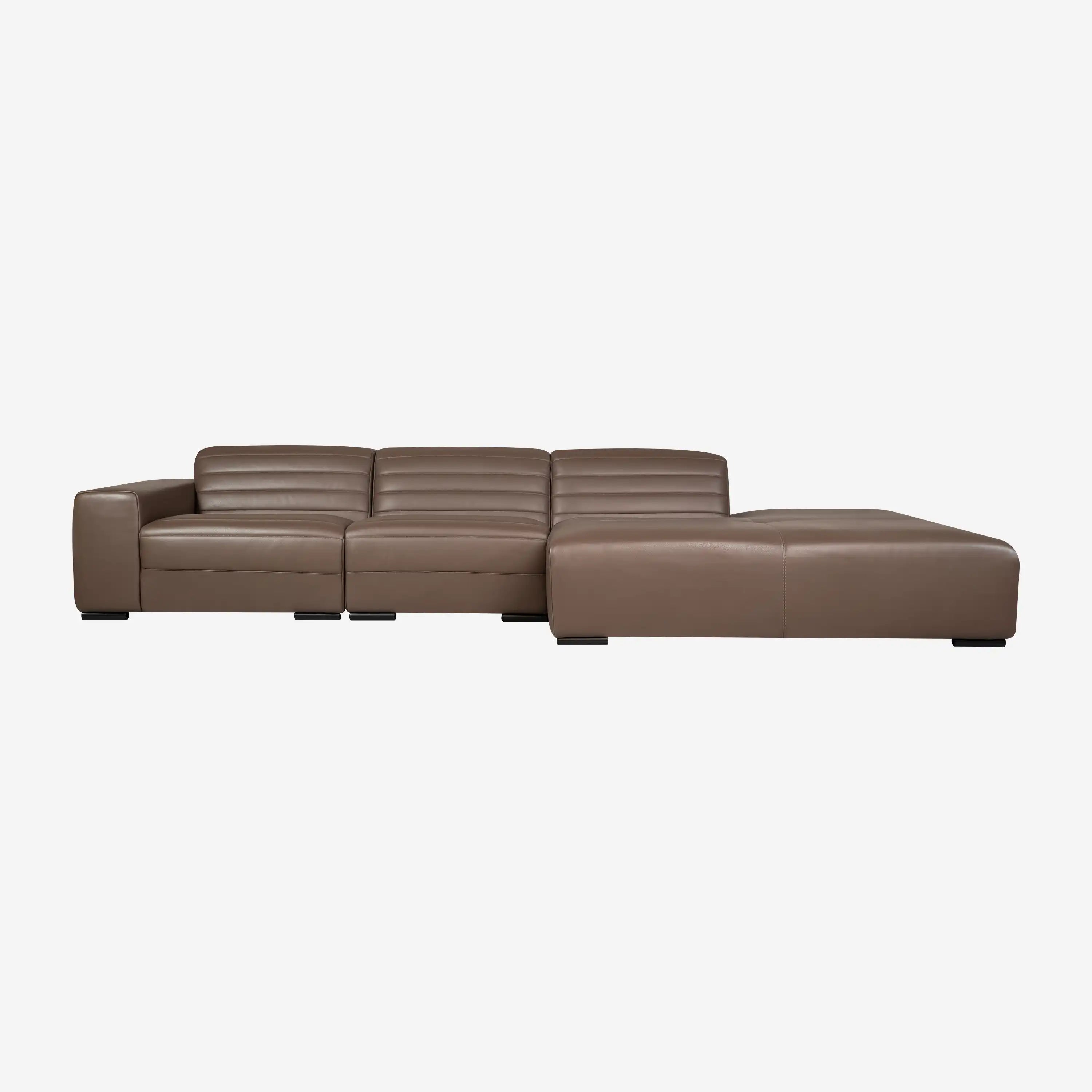 Koa L Shape Leather Sofa