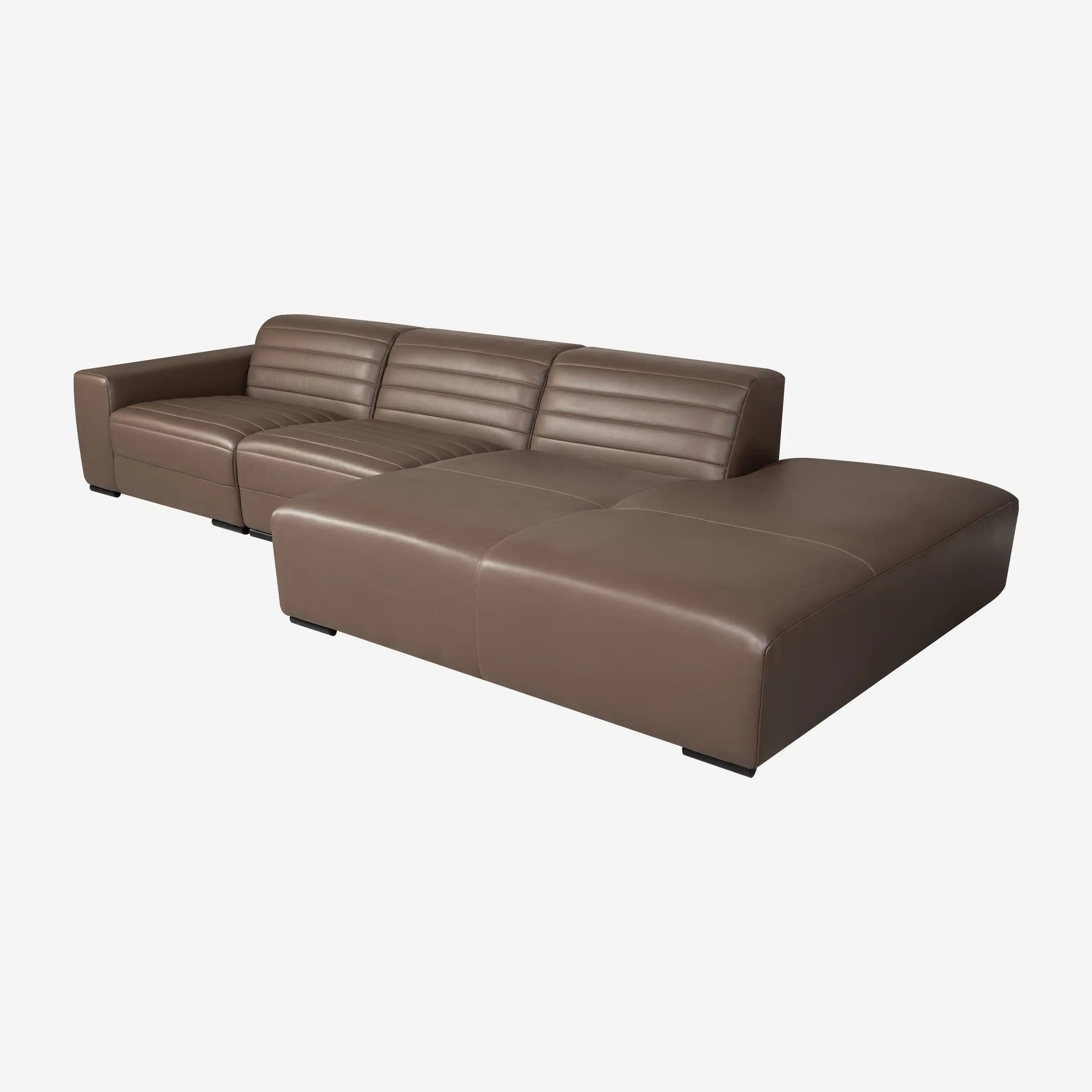 Koa L Shape Leather Sofa