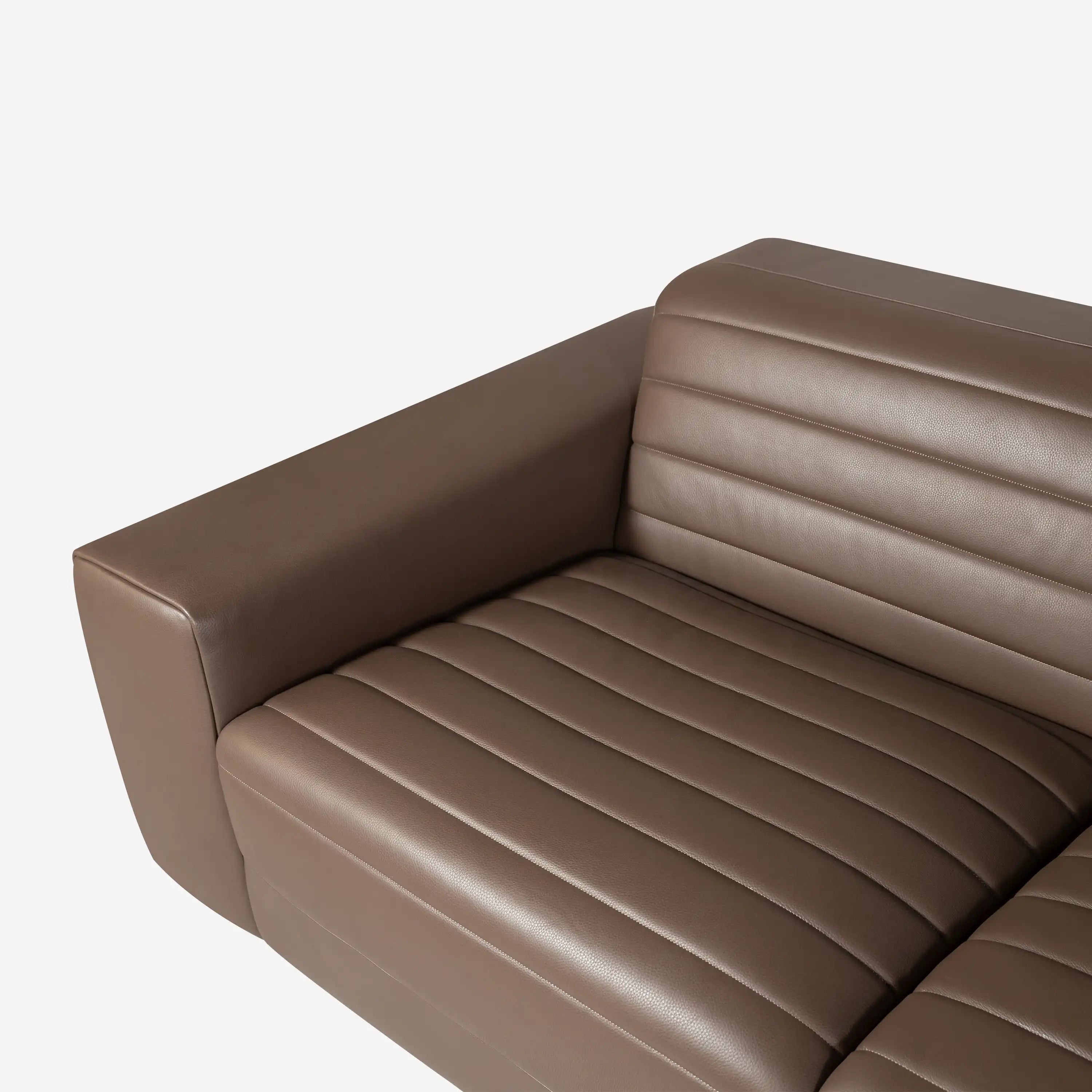 Koa L Shape Leather Sofa
