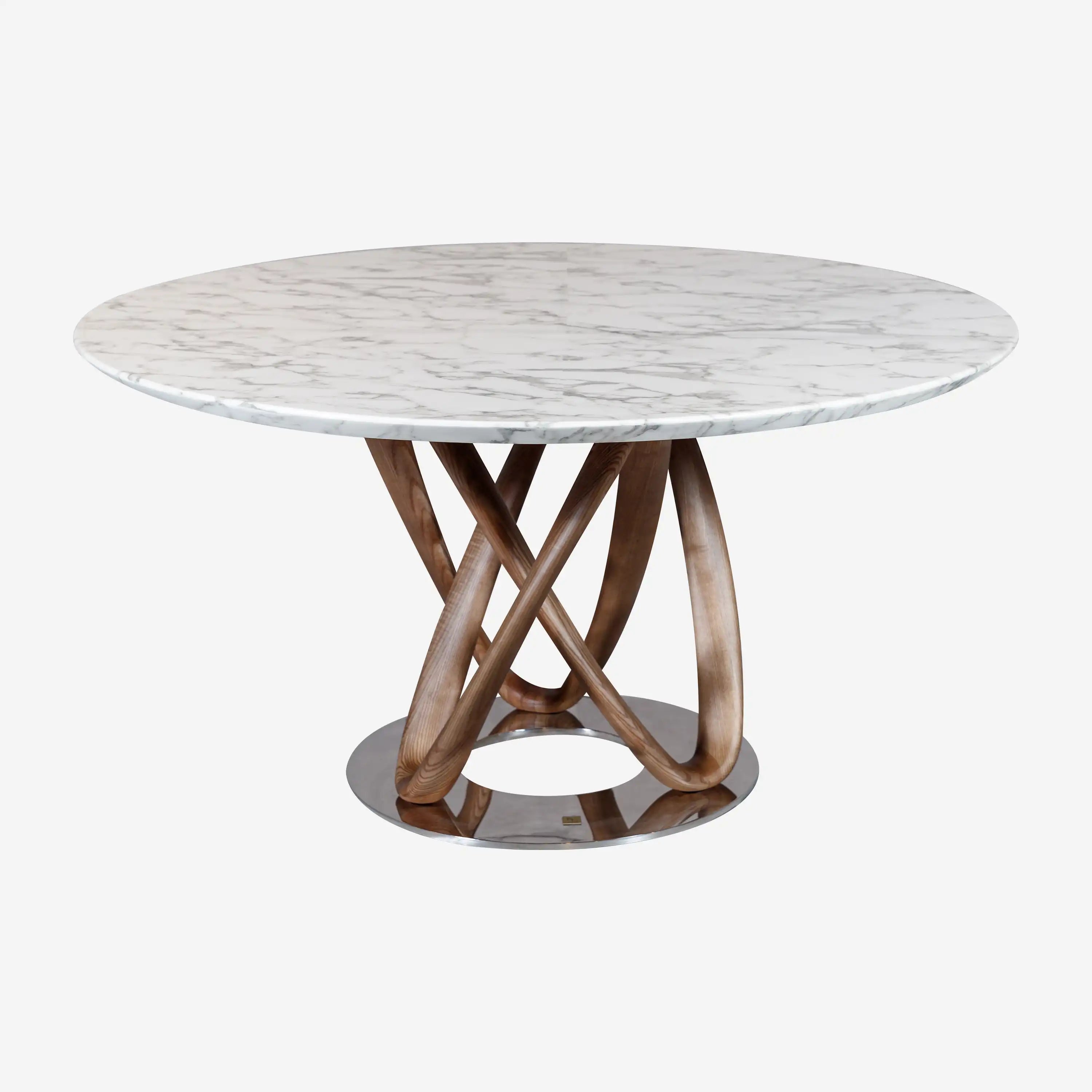 Percy Round Marble Dining Table