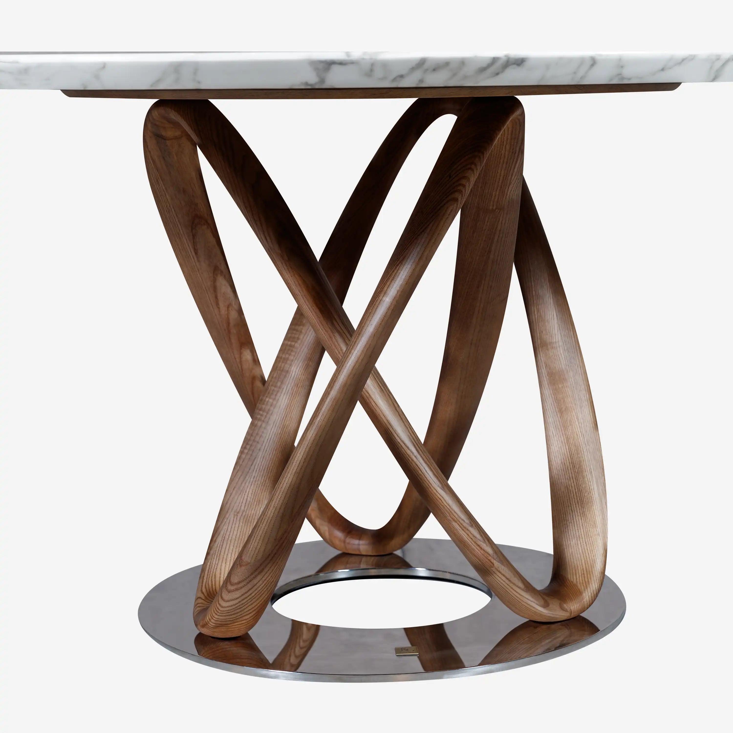 Percy Round Marble Dining Table