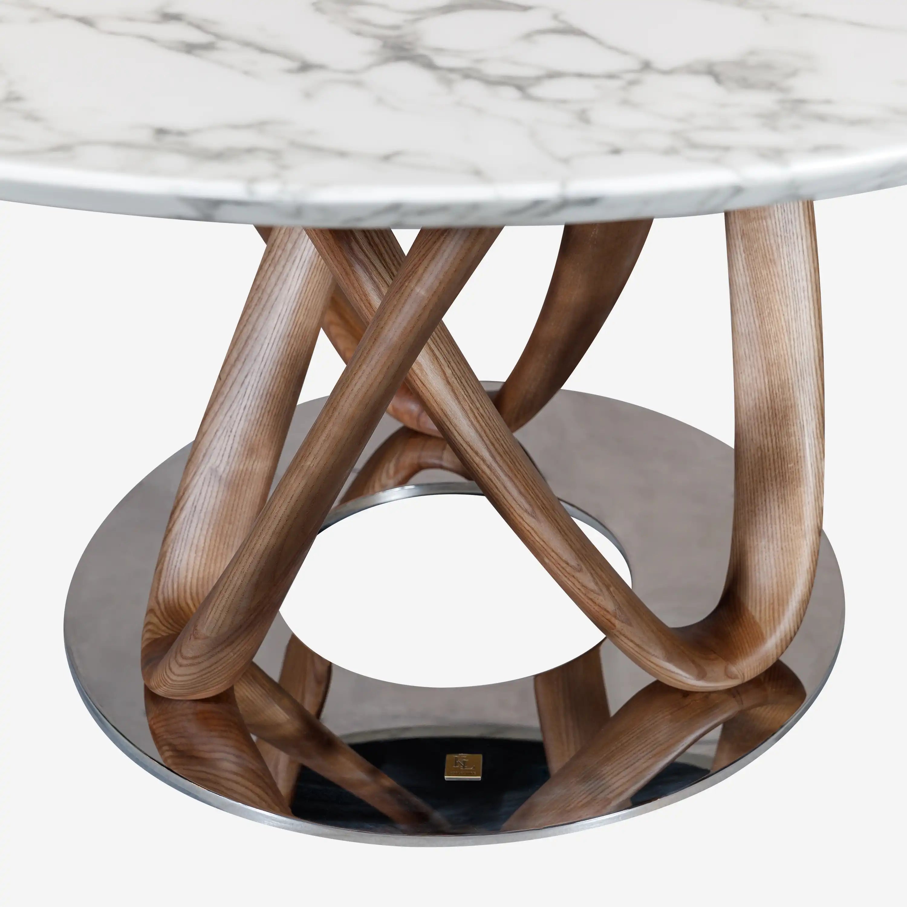 Percy Round Marble Dining Table
