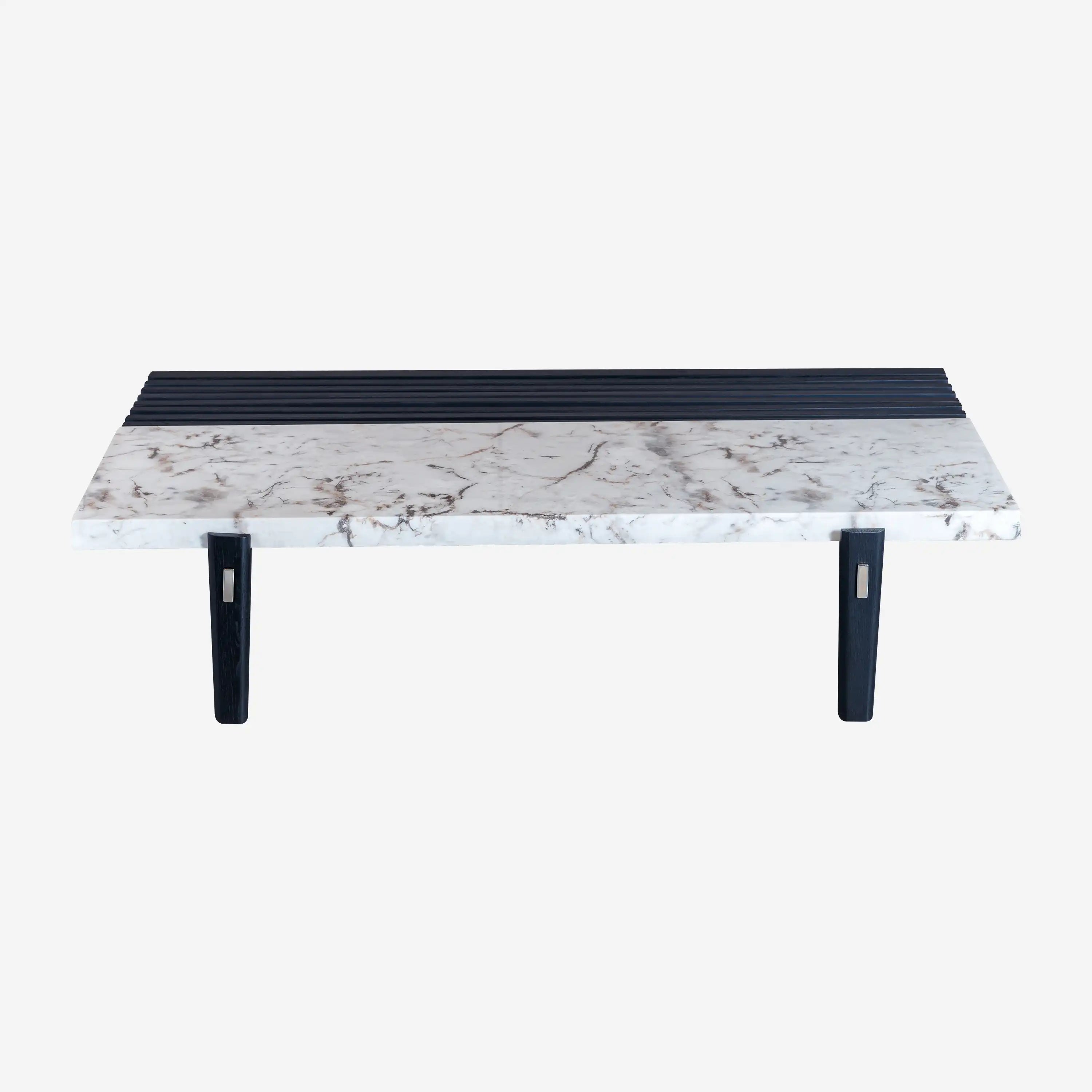 Harvey Marble Coffee Table White