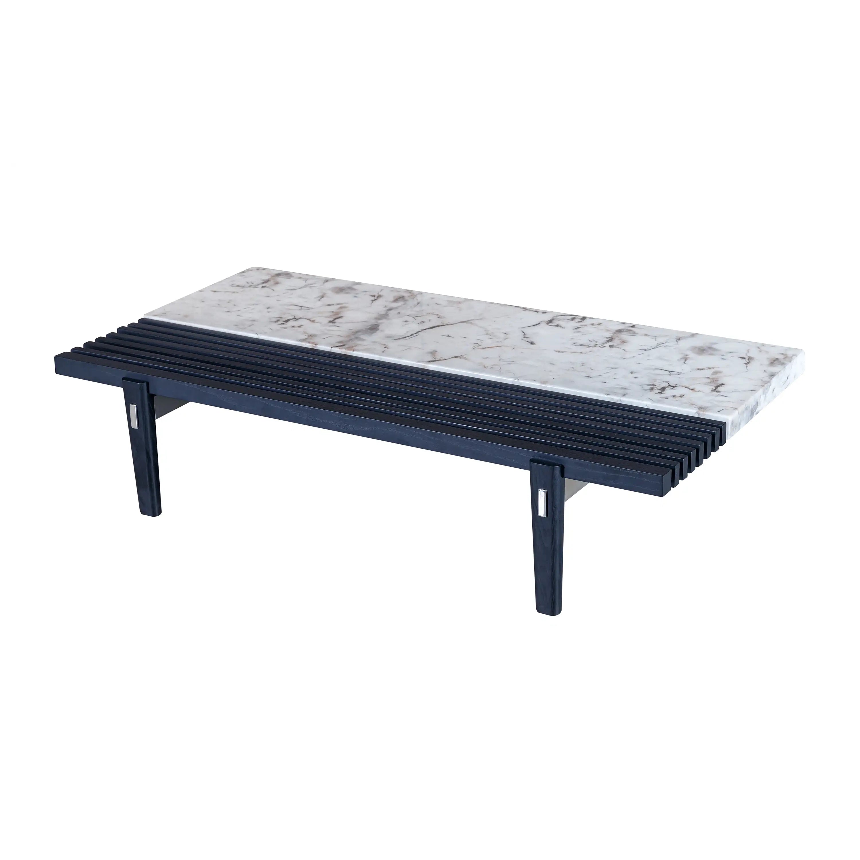 Harvey Marble Coffee Table White