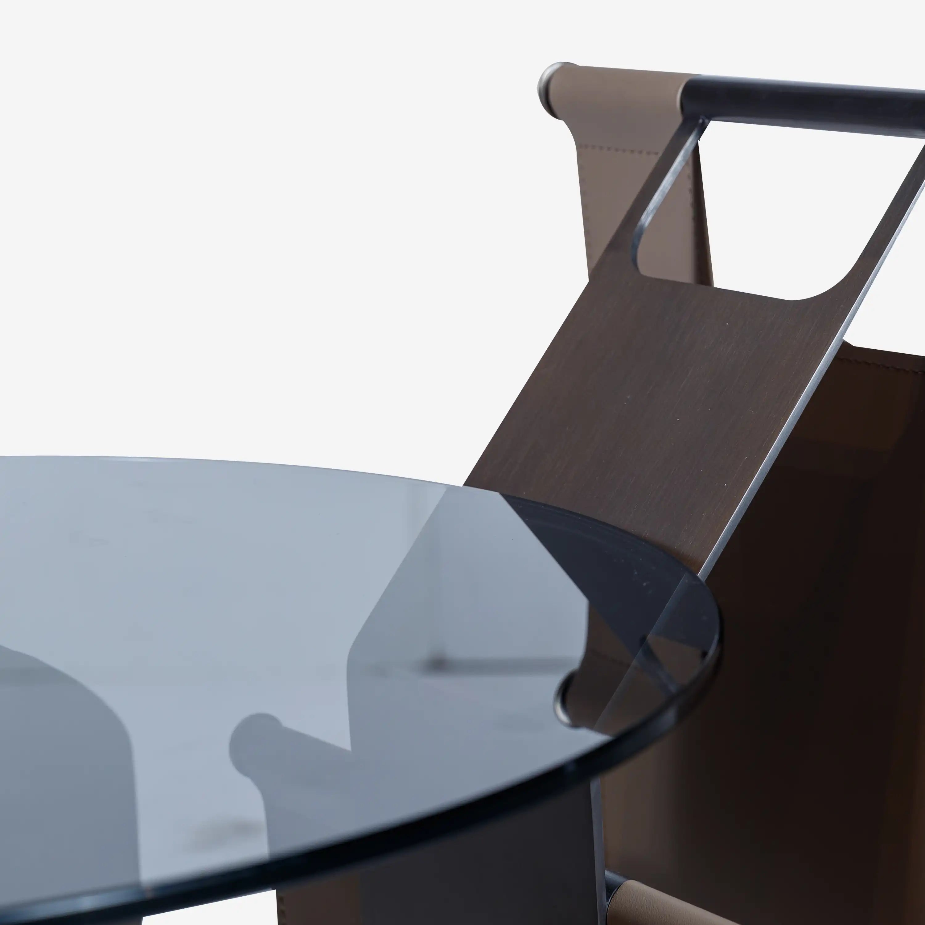 Ciel Side Table with Magzin Rack