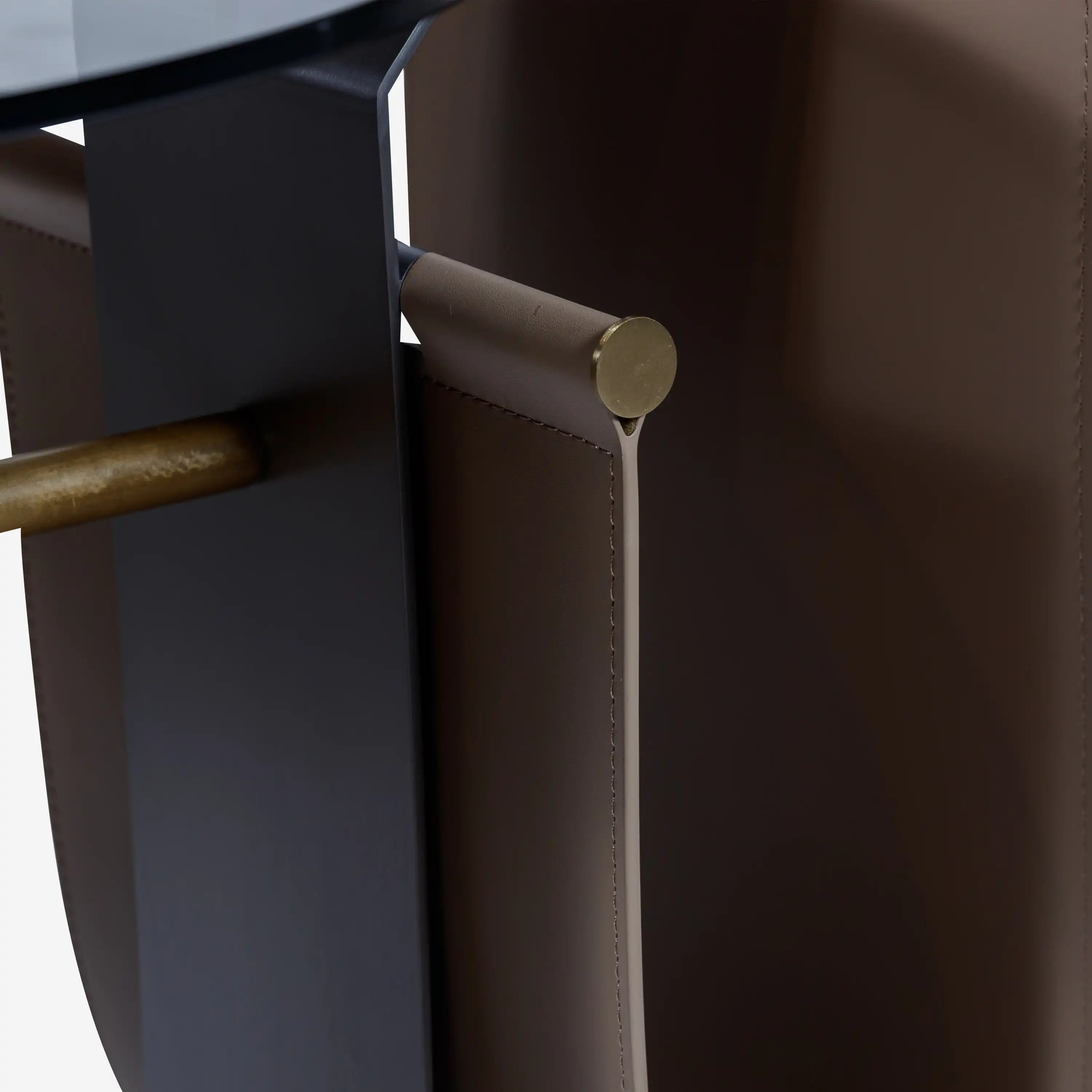 Ciel Side Table with Magzin Rack