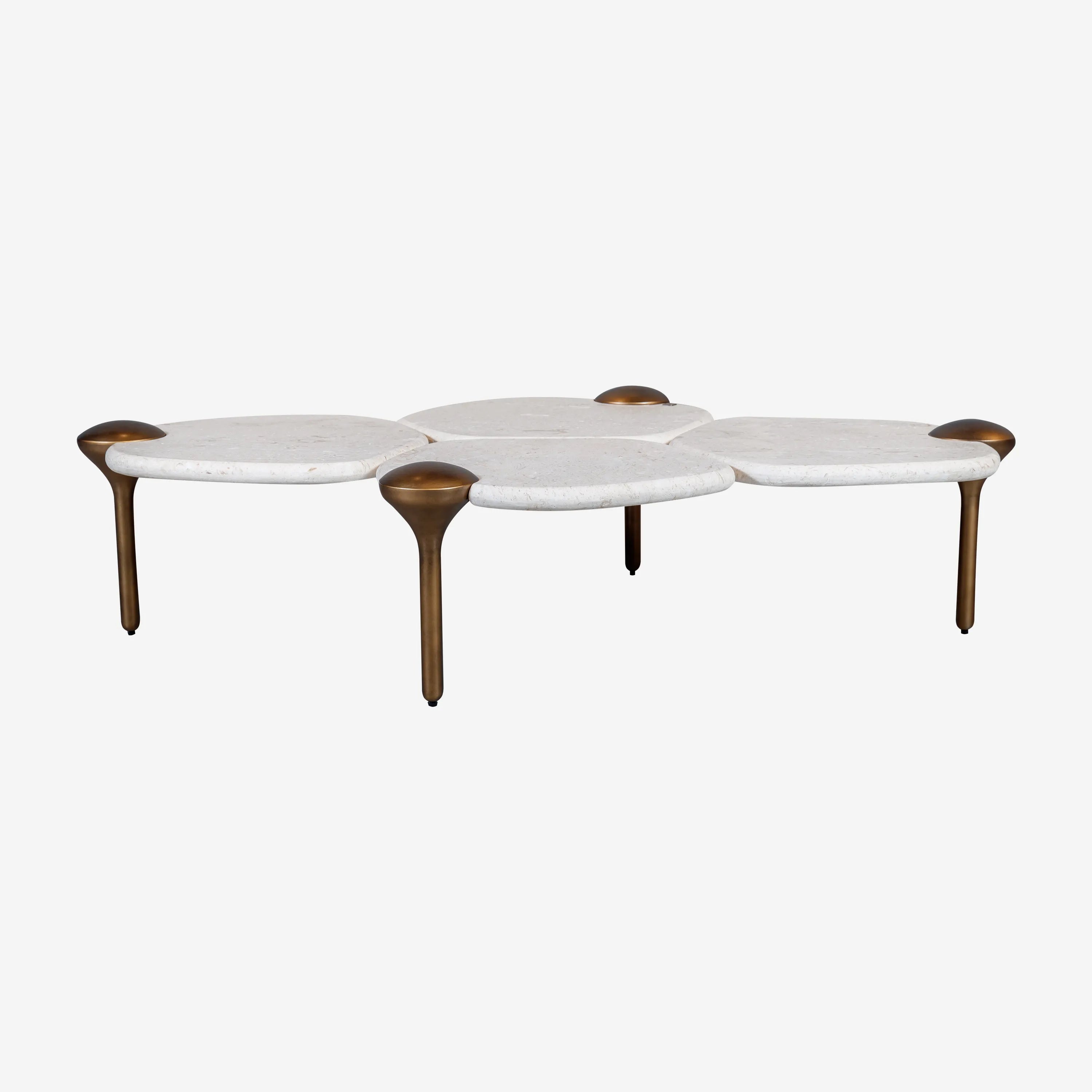 Alessio Marble Coffee Table Beige