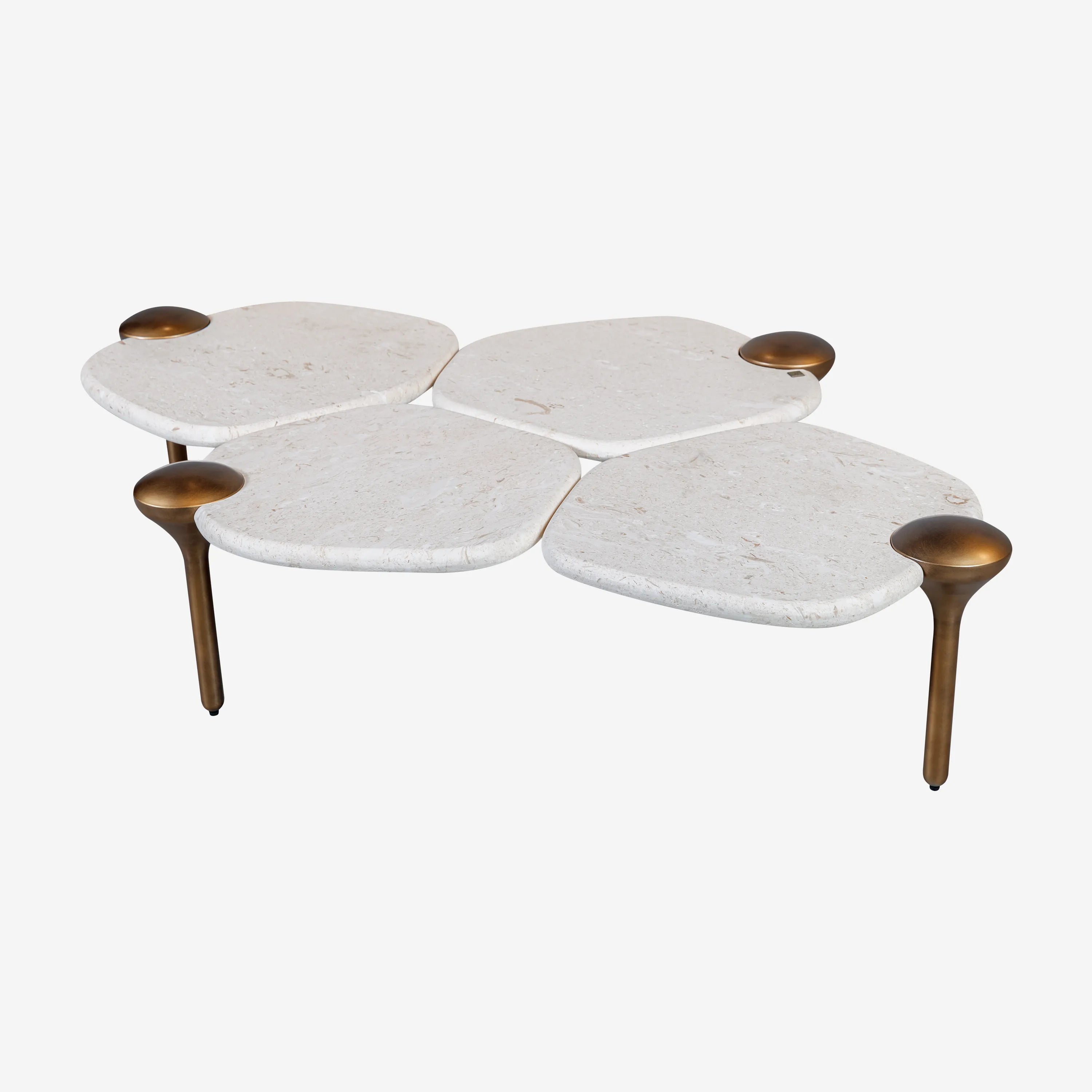 Alessio Marble Coffee Table Beige