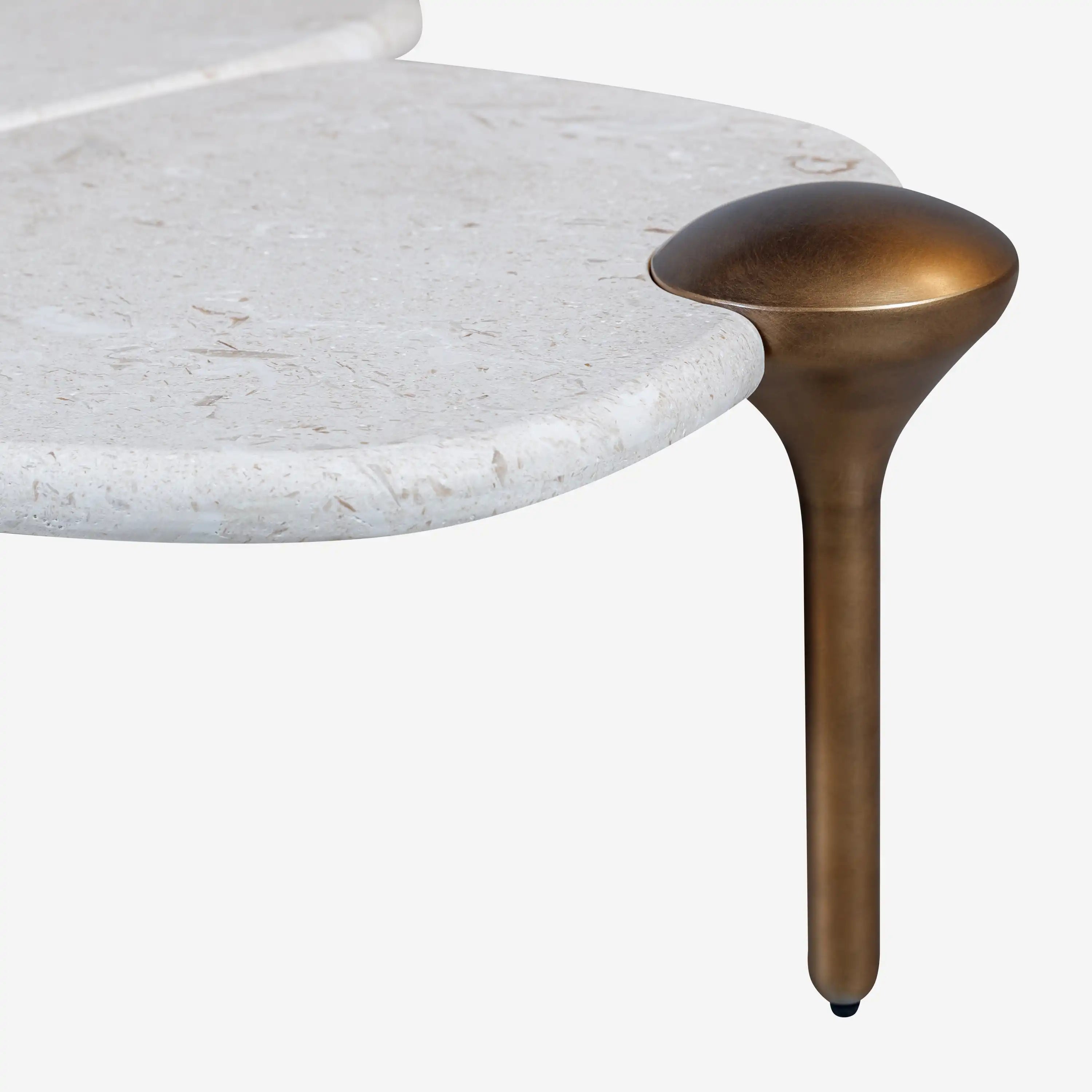 Alessio Marble Coffee Table Beige