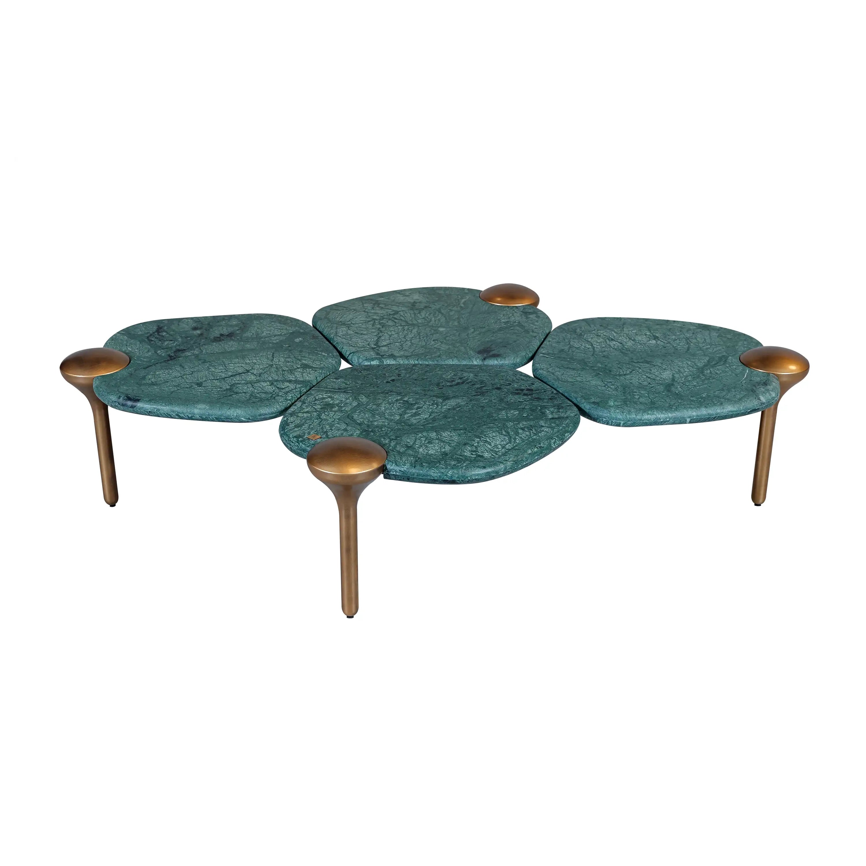 Alessio Marble Coffee Table Green