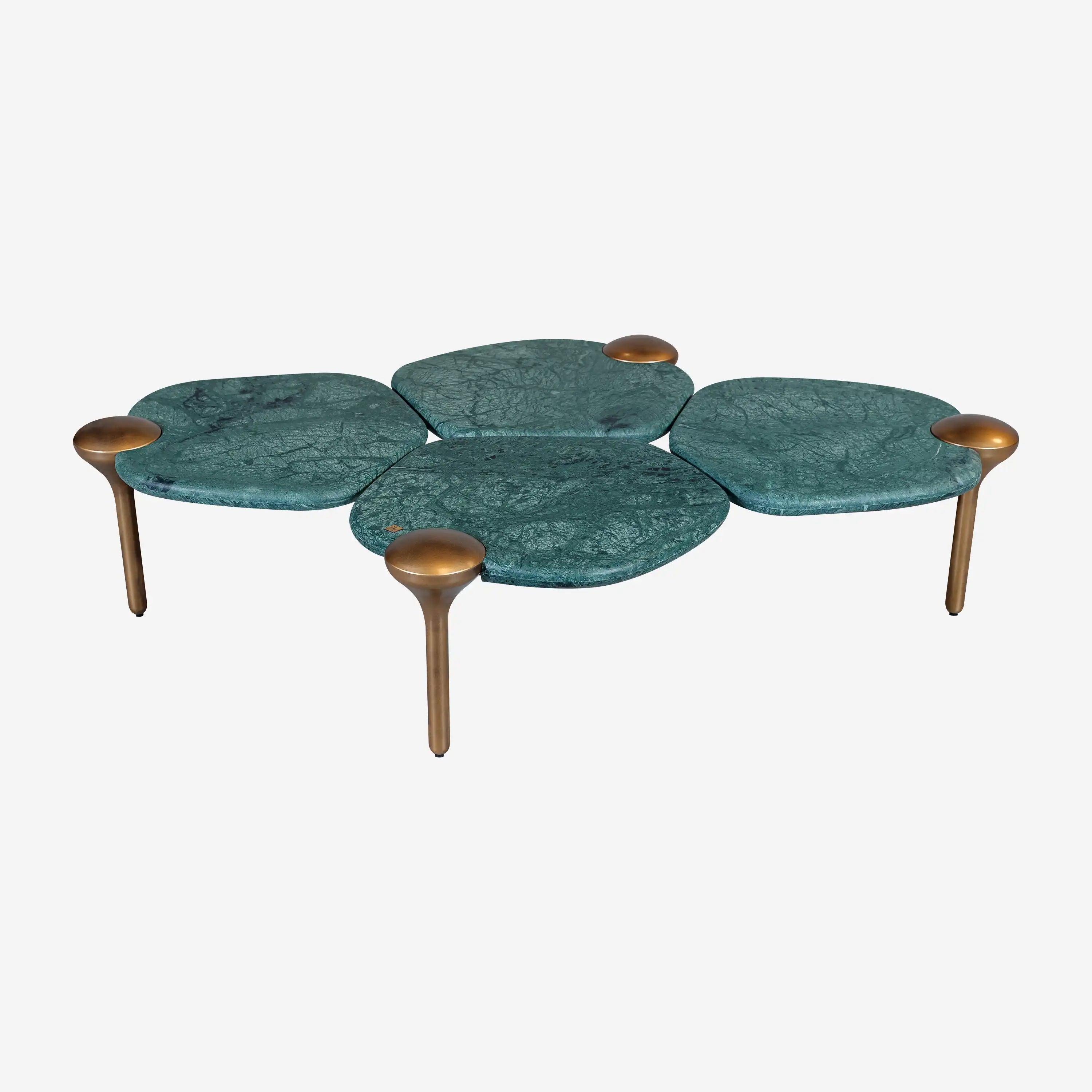 Alessio Marble Coffee Table Green