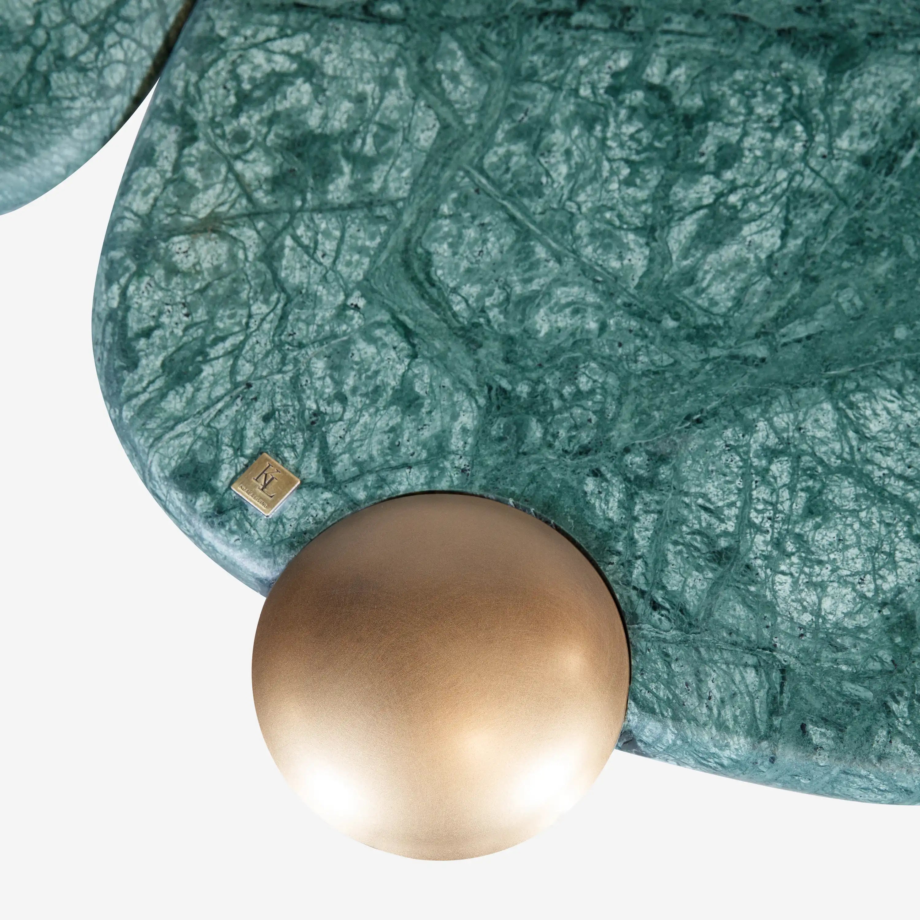 Alessio Marble Coffee Table Green