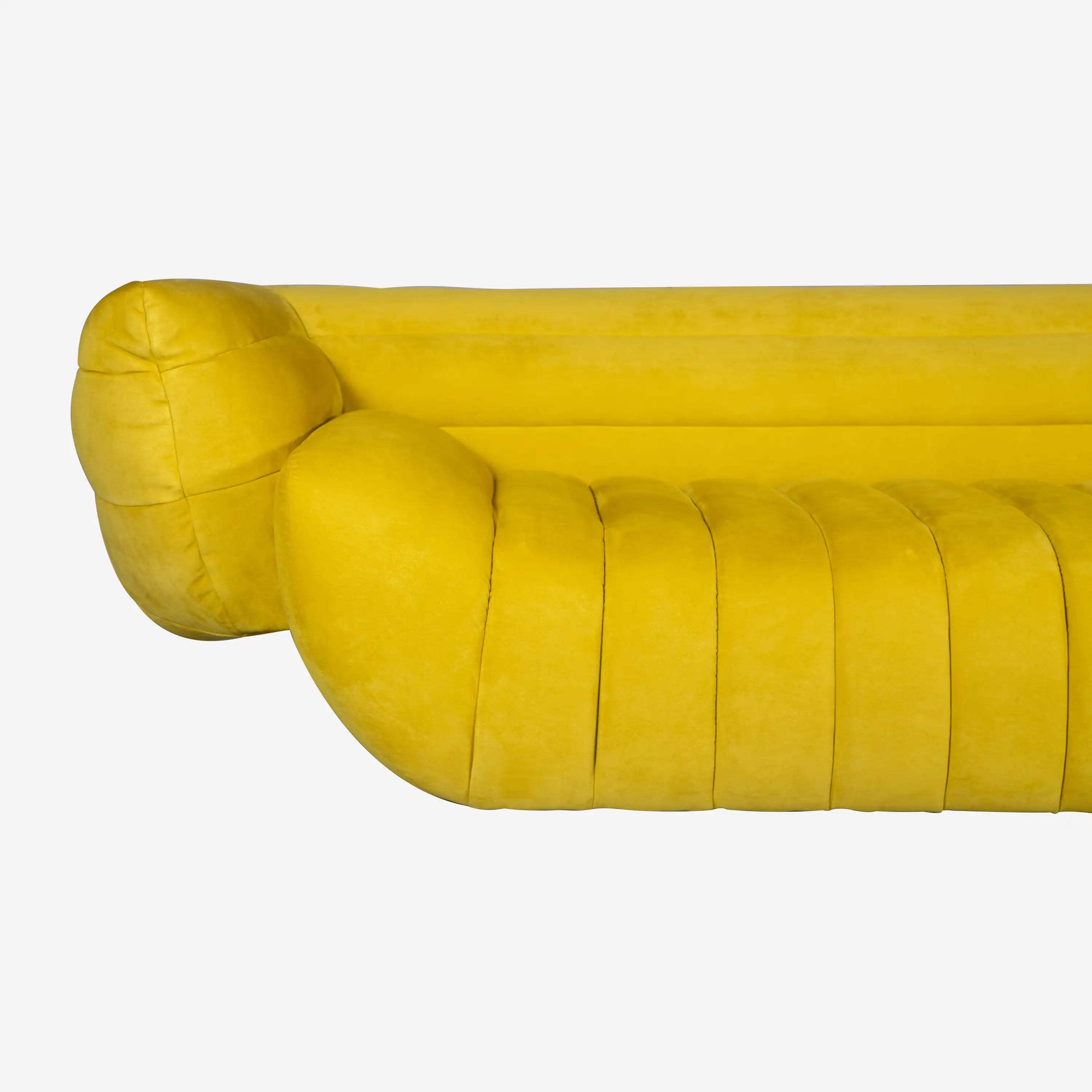 Tachile 4 Seater Sofa Yellow