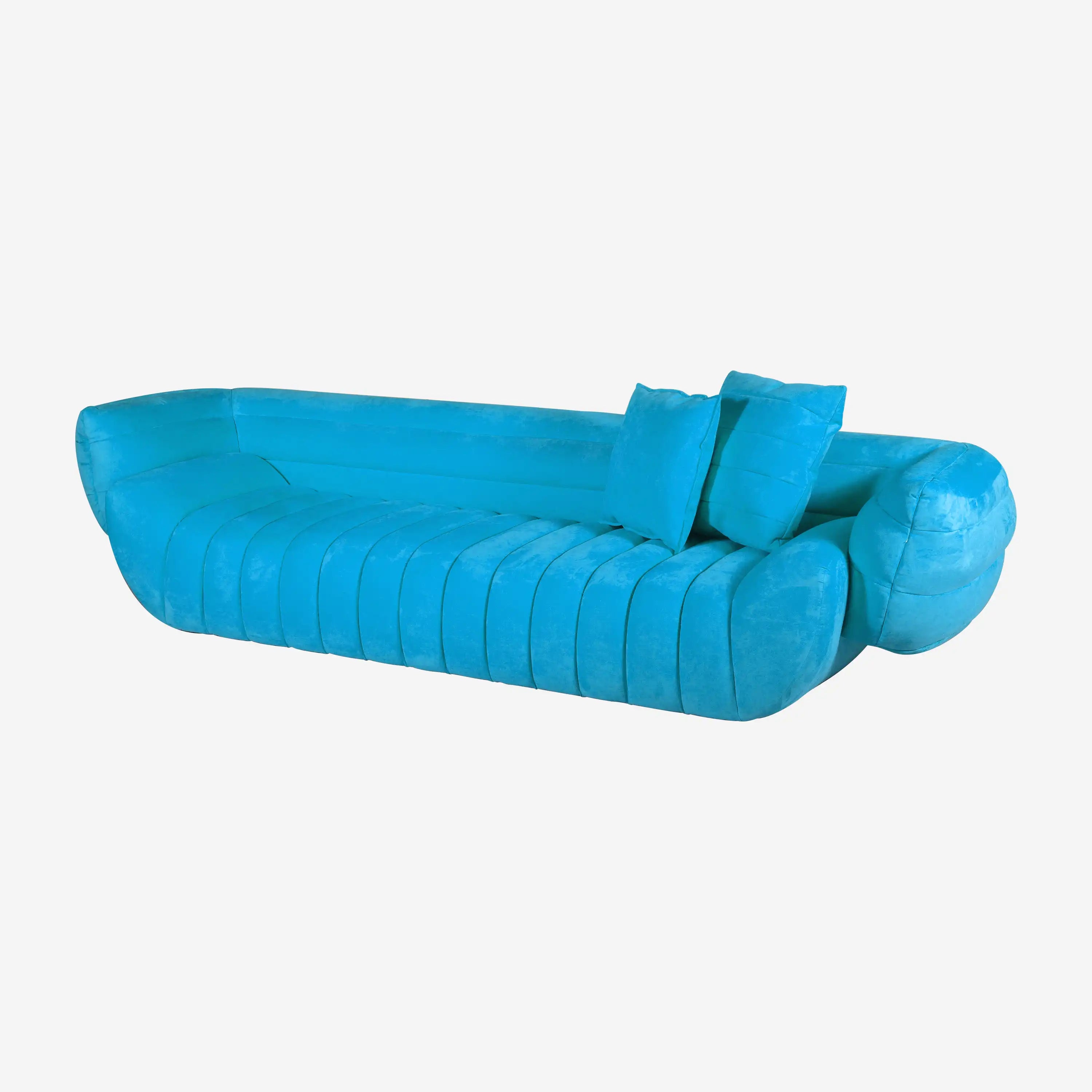 Tachile 4 Seater Sofa Turquoise