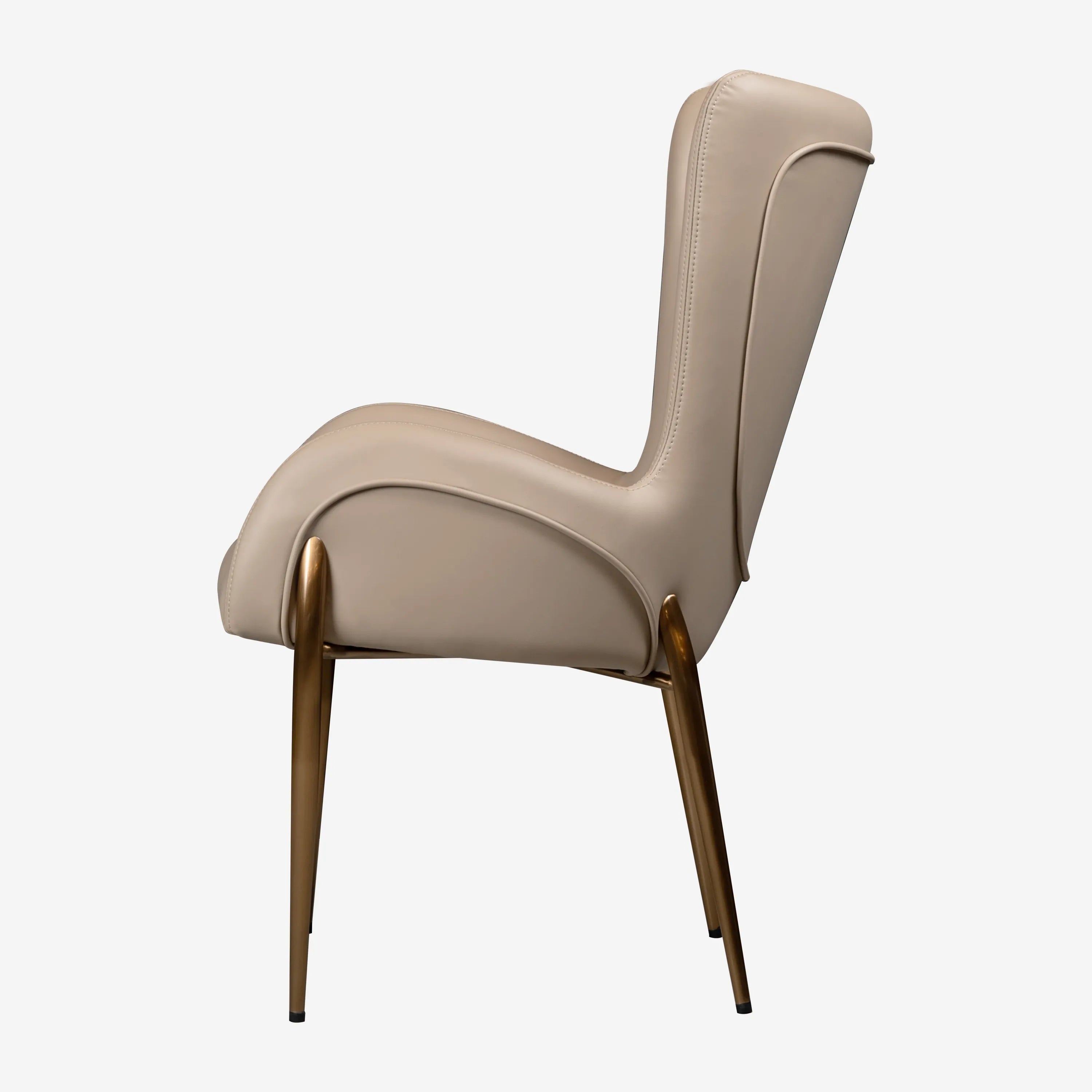 Henry Dining Chair Beige Leather