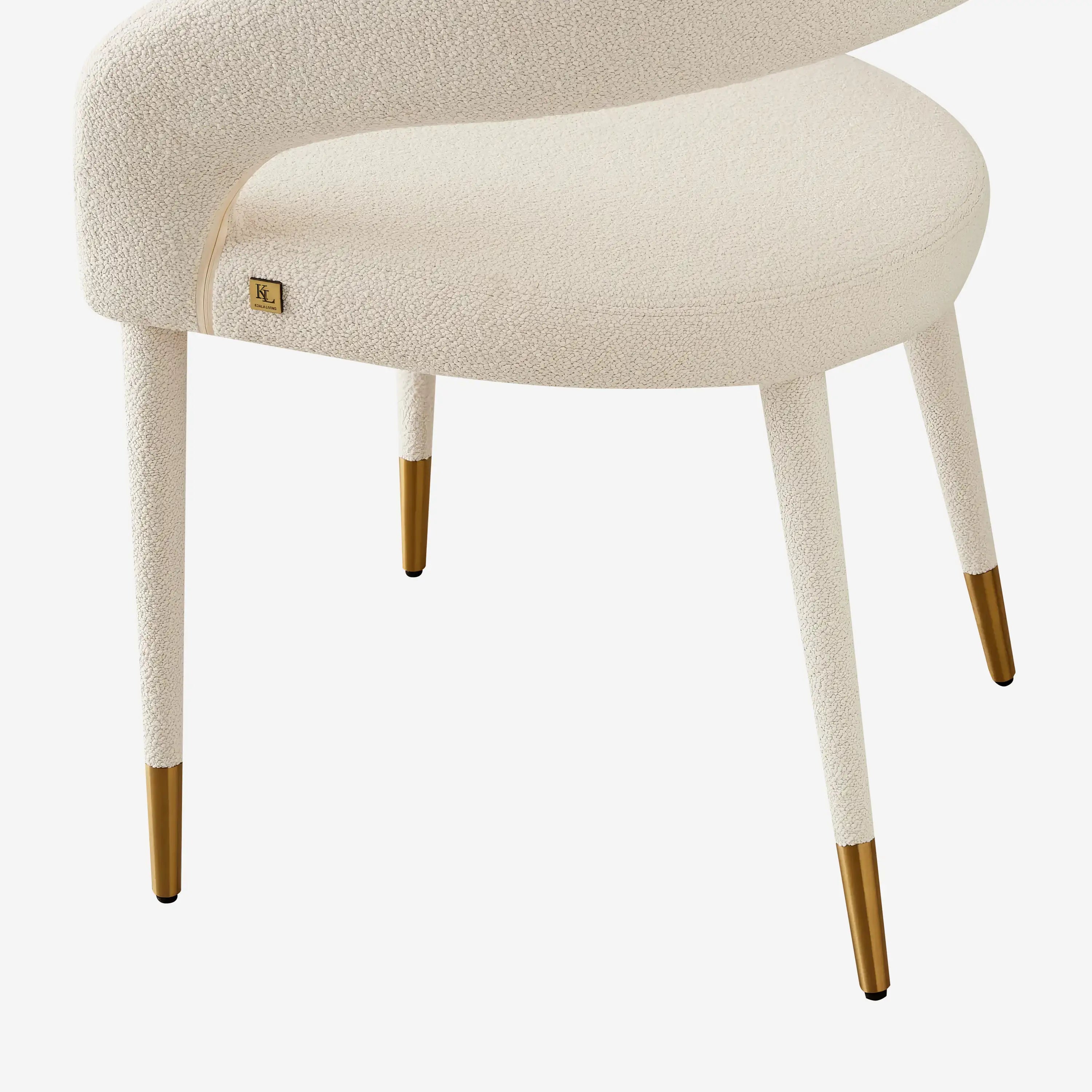 Moulin Chantilly White Fabric Dining Chair