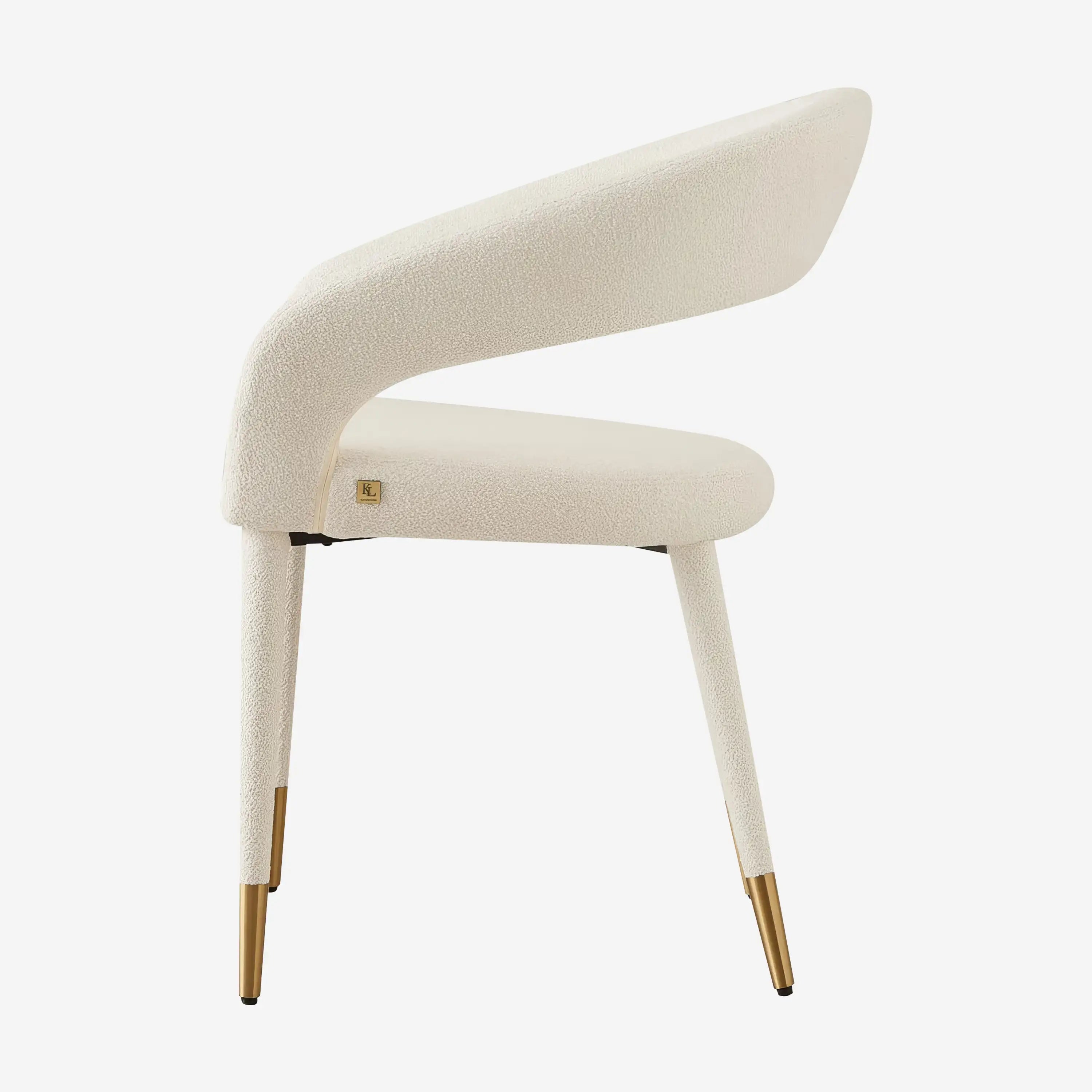 Moulin Chantilly White Fabric Dining Chair