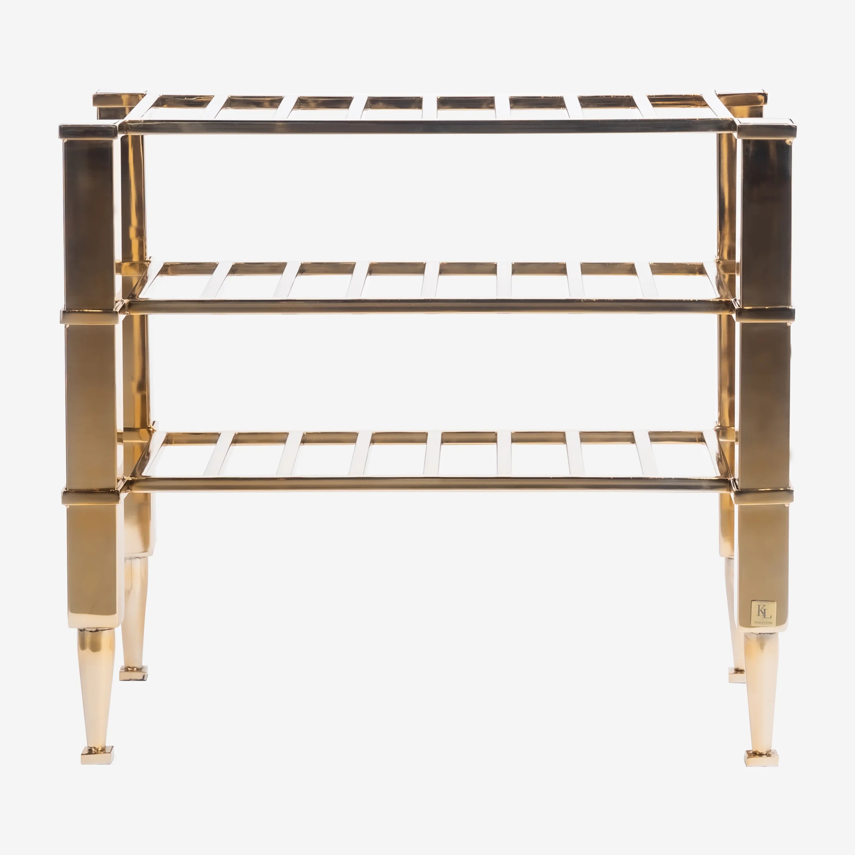 Tella Wine Rack Gold