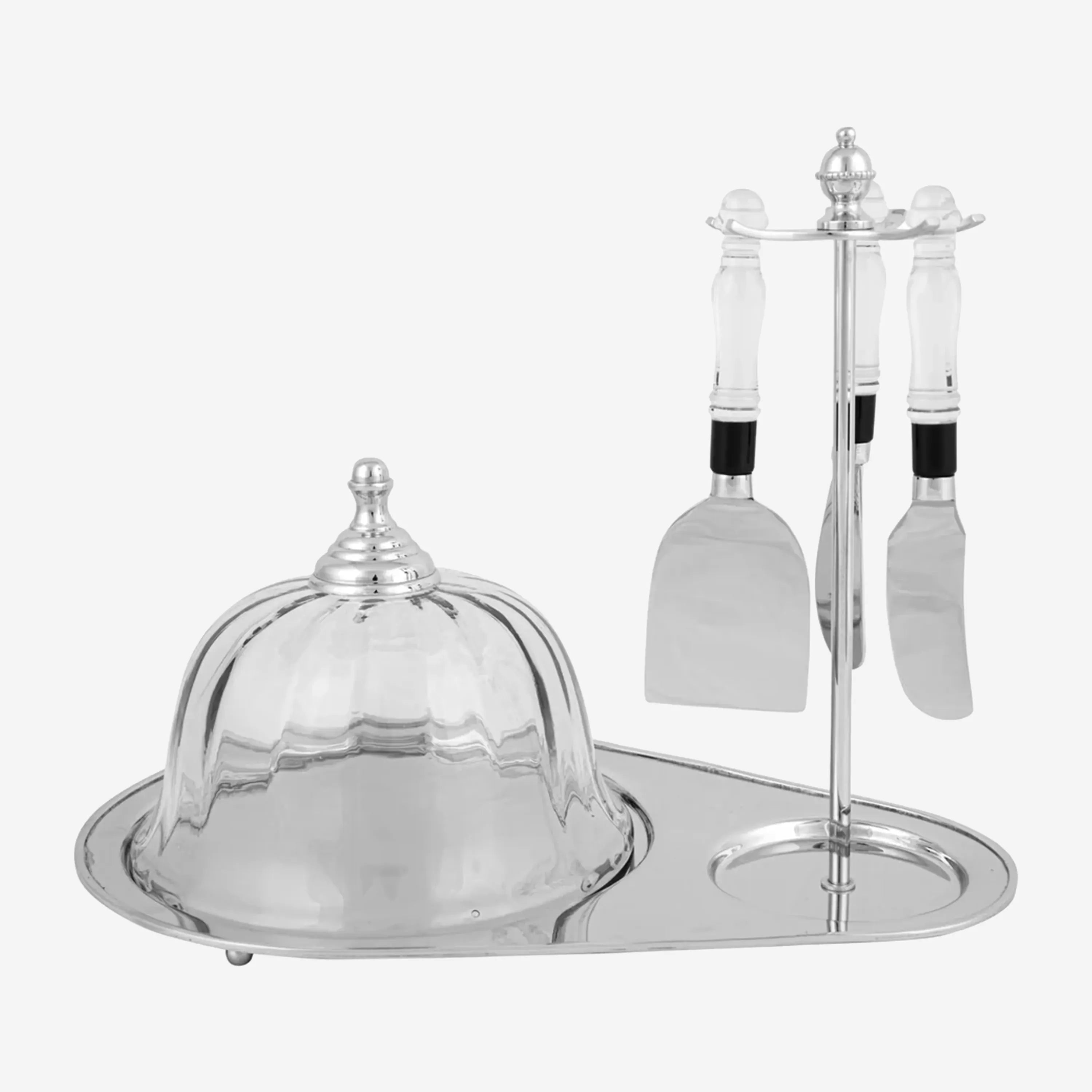 Beth Dome On Try With Cutlery-Small