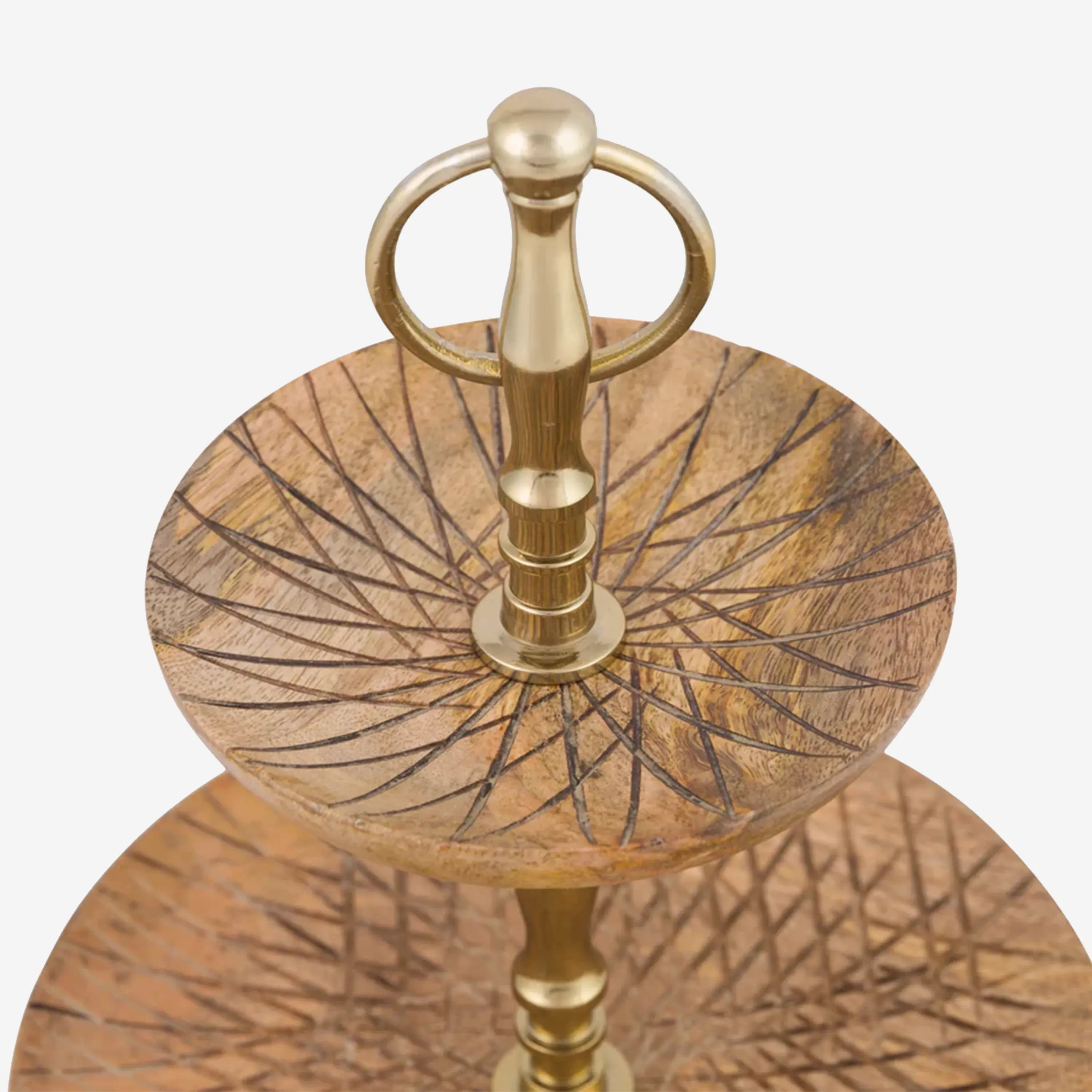 Eve Round Wood Fruit Stand