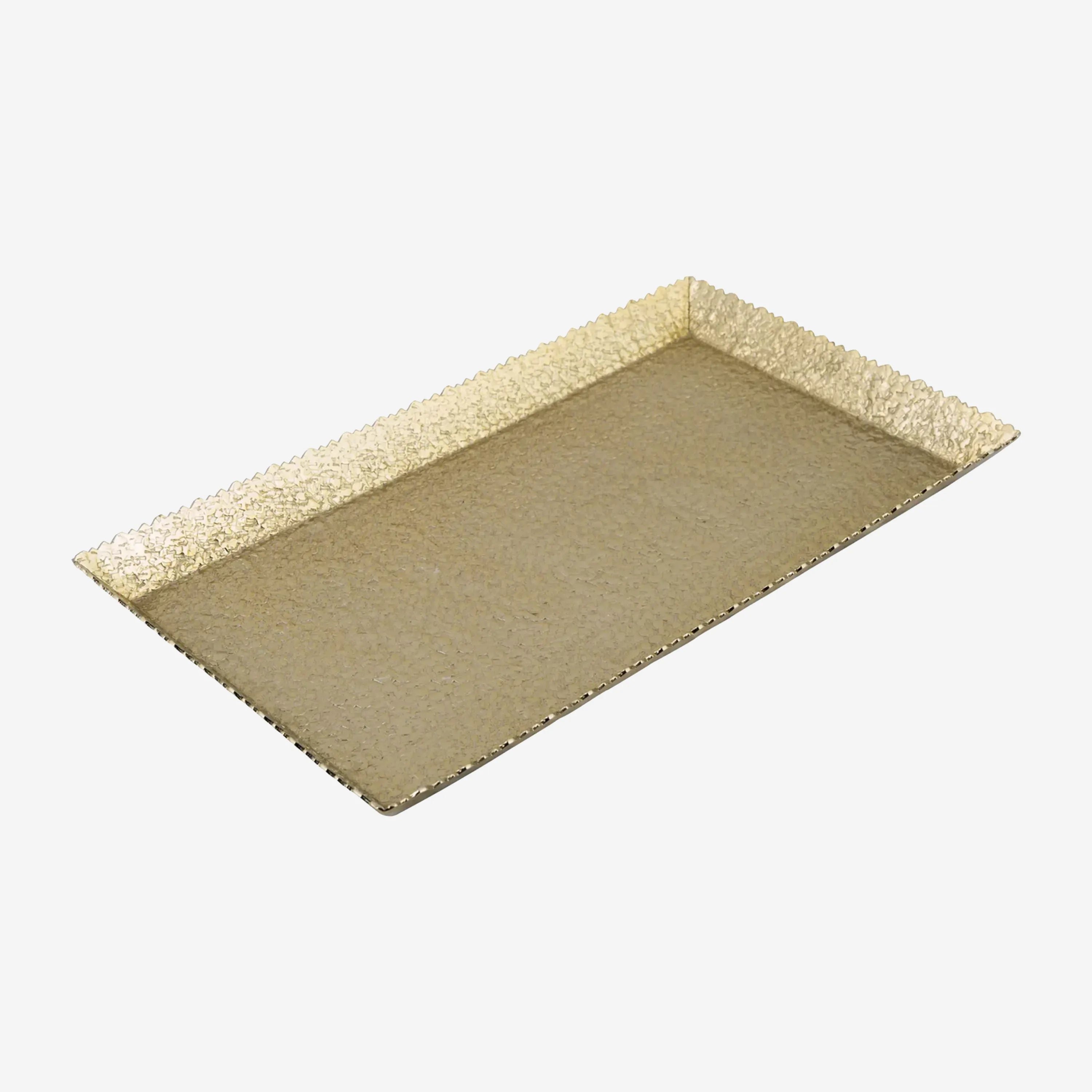 Gali Rectangle Tray-Gold