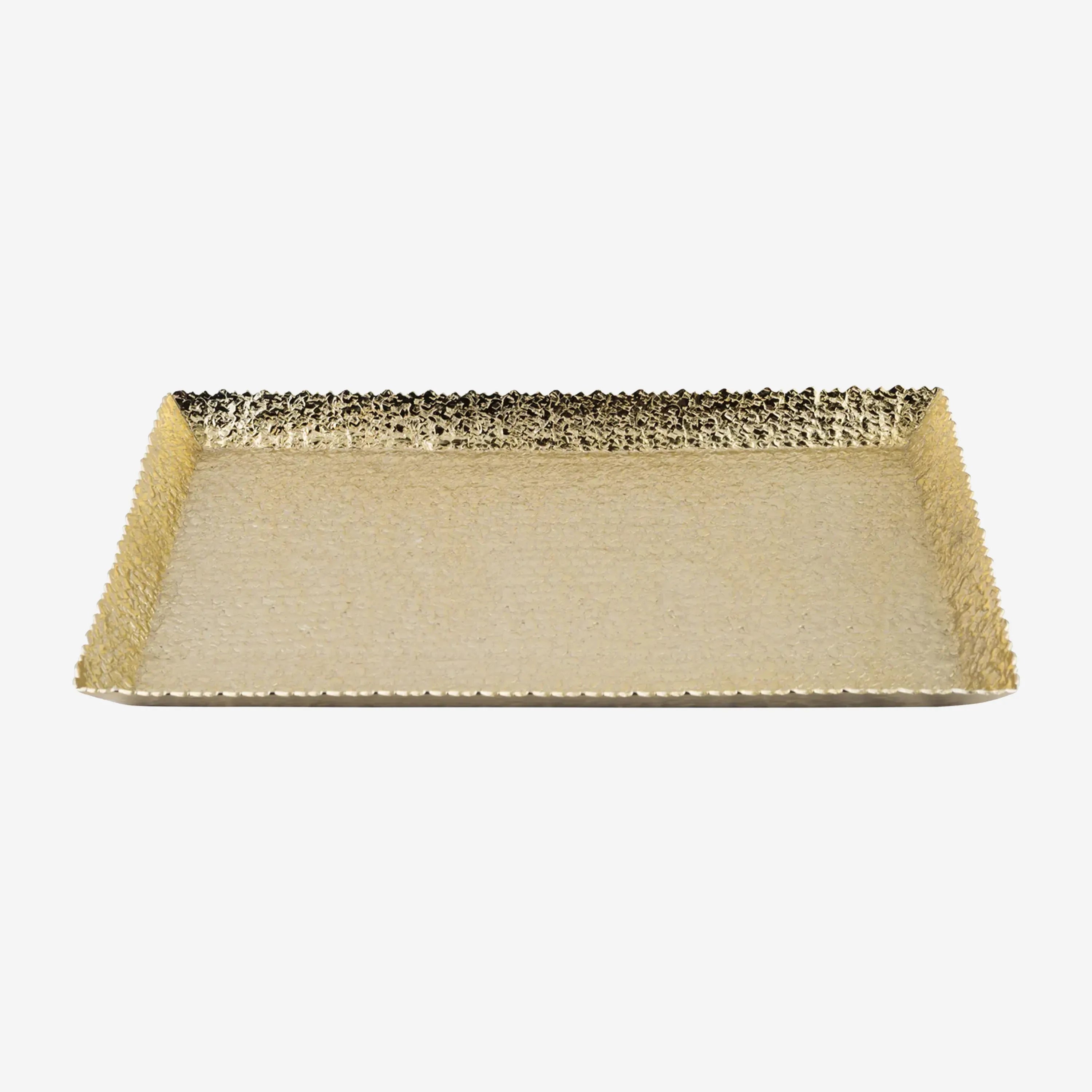 Gali Rectangle Tray-Gold