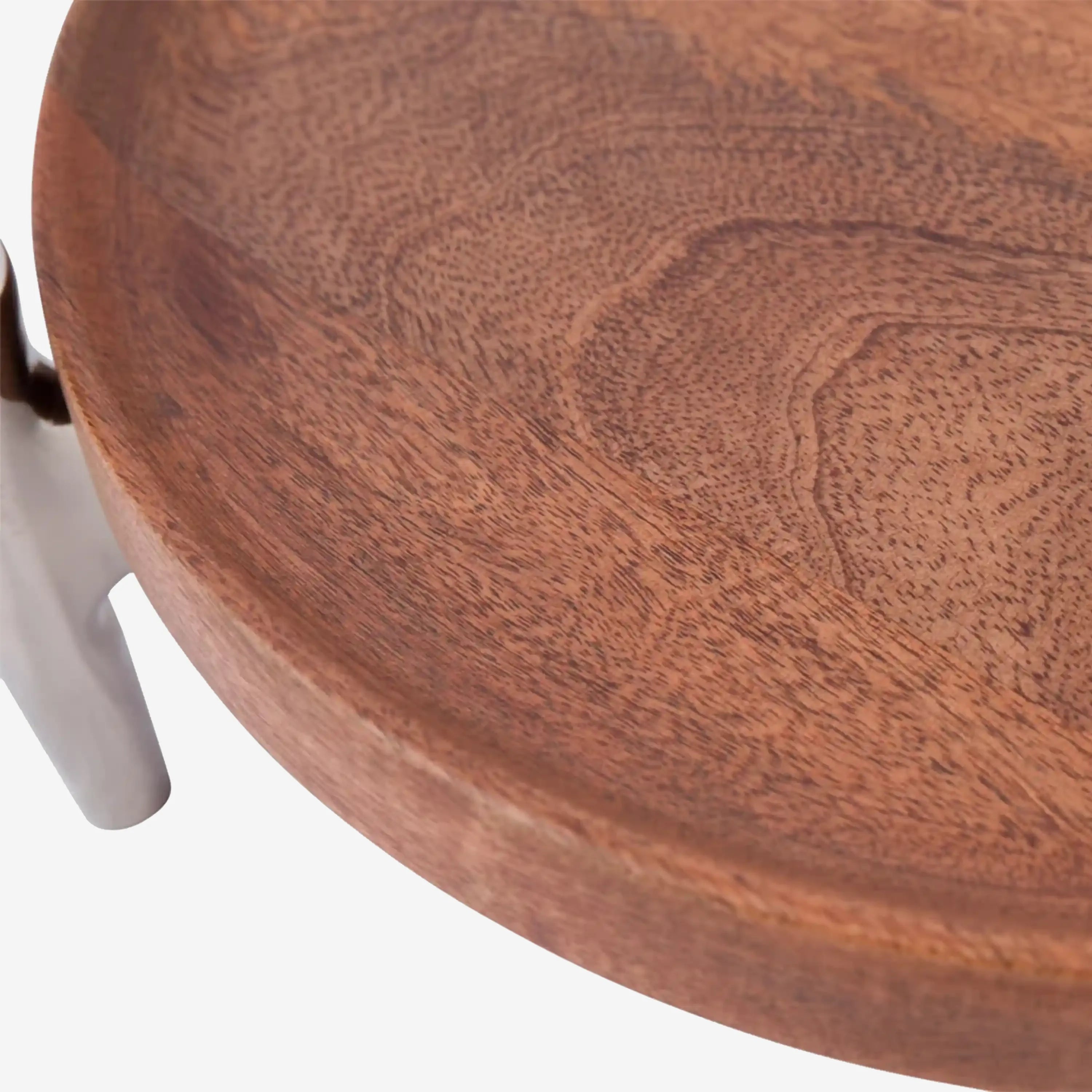 Luna Cake Stand W/Wooden Tray