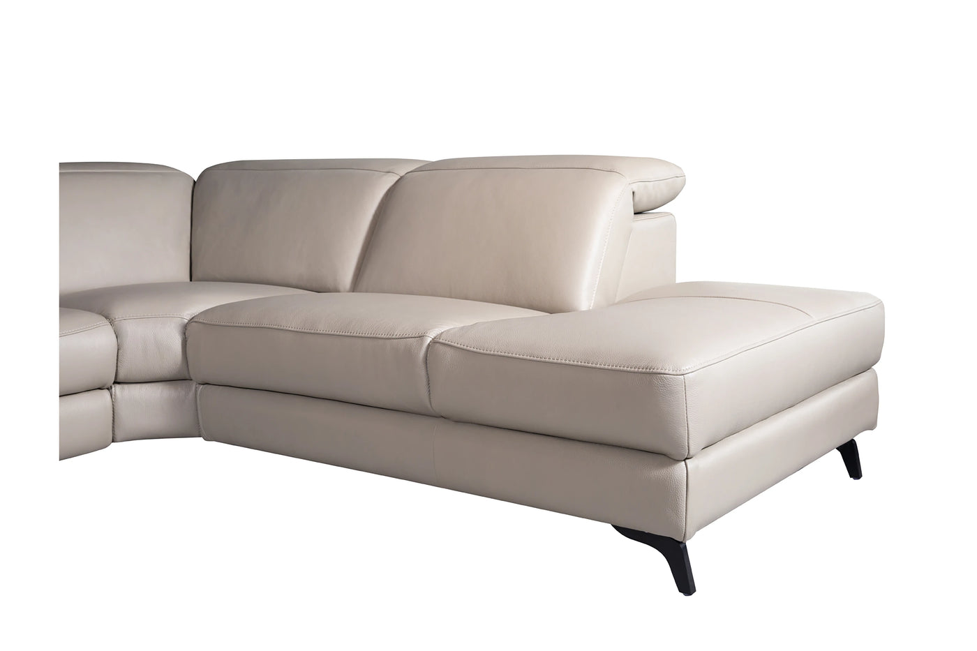 Cream leather lounge sale