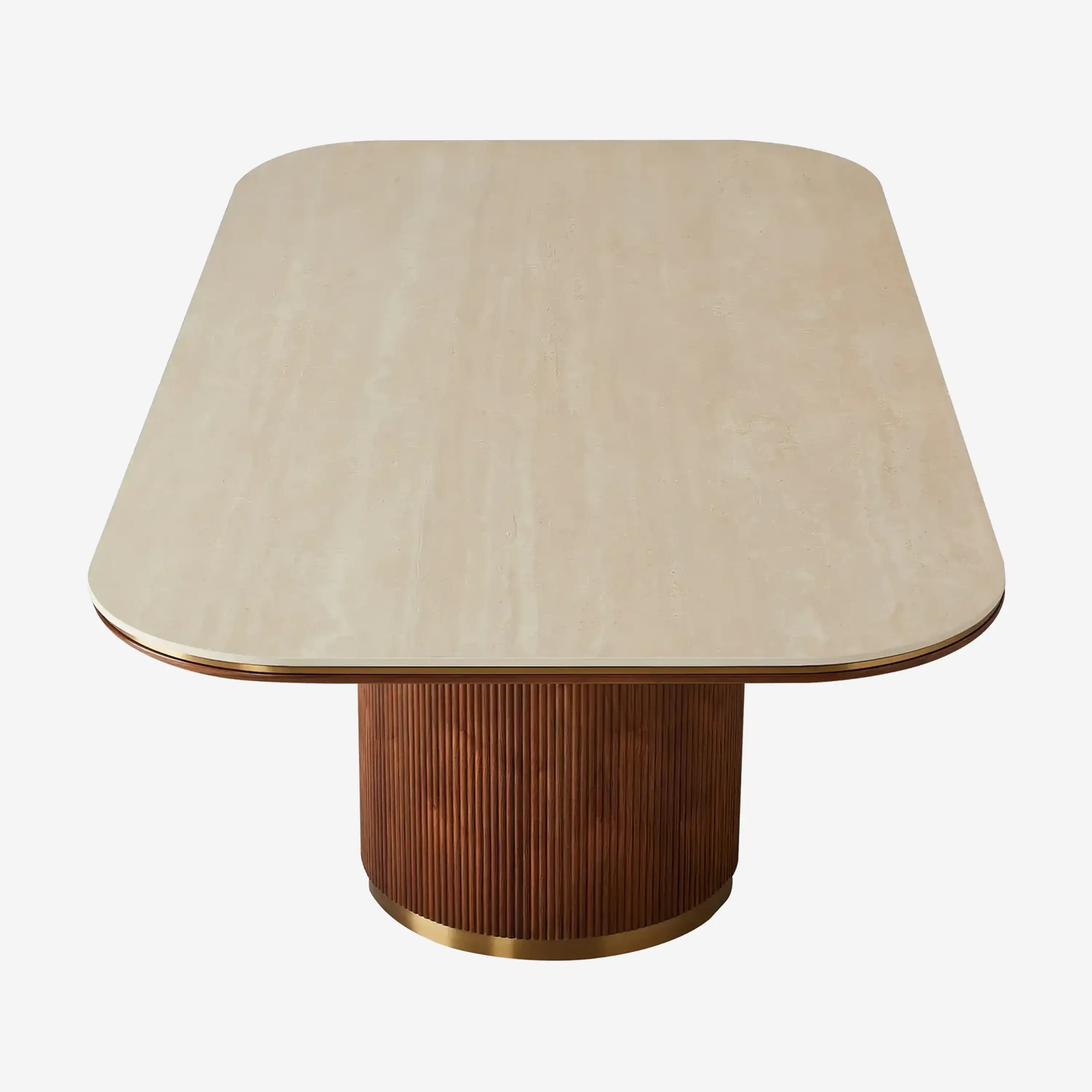 San Pierre Dining Table-Single Leg