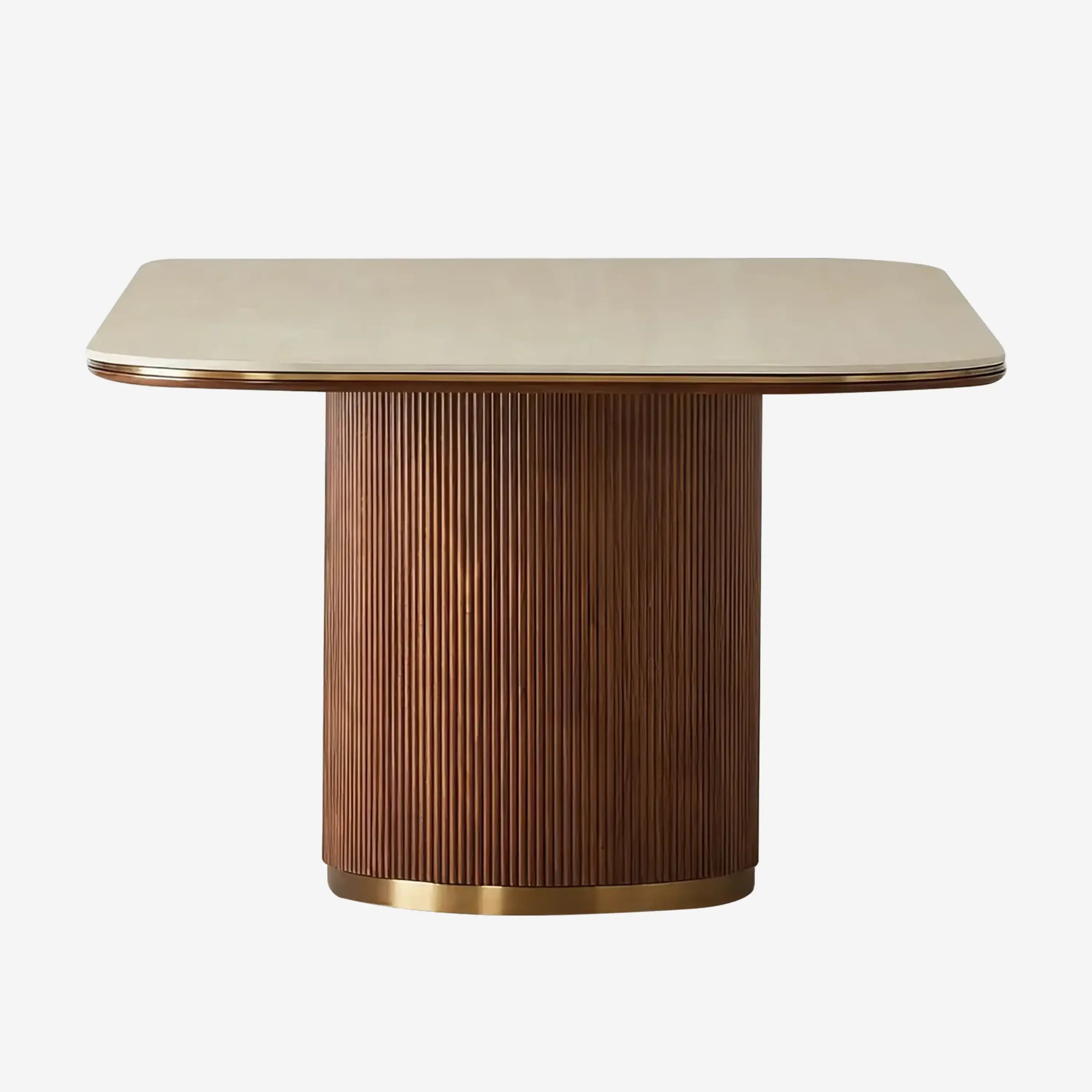 San Pierre Dining Table-Single Leg